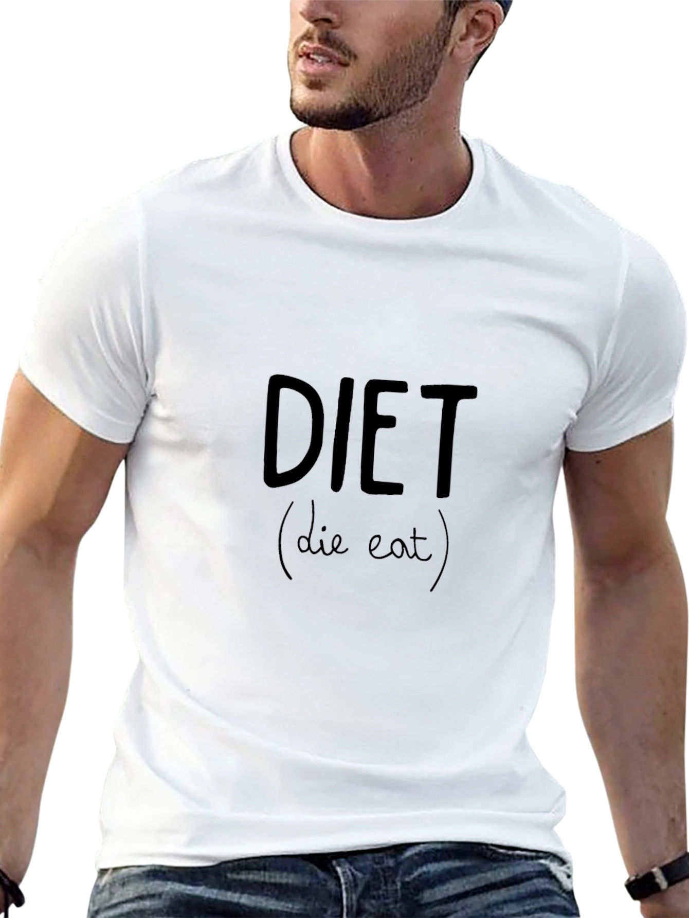 Diet (Die Eat) Graphic Tee - Black