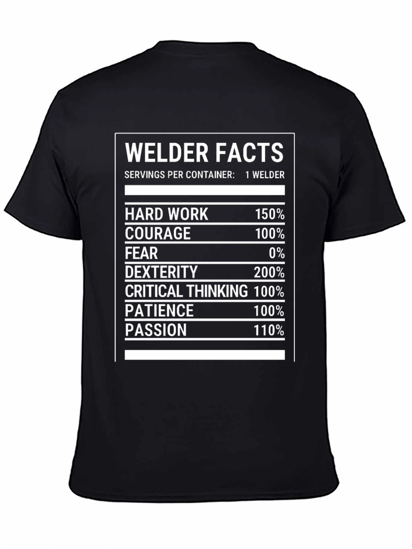 Welder Facts Graphic Tee - Black