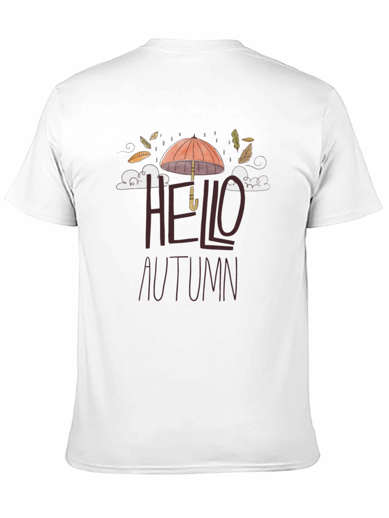 Hello Autumn Graphic Tee - Stylish Fall Season Shirt