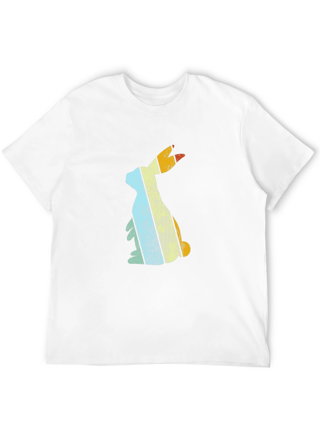 Retro Easter Bunny T-Shirt - Distressed Graphic Tee