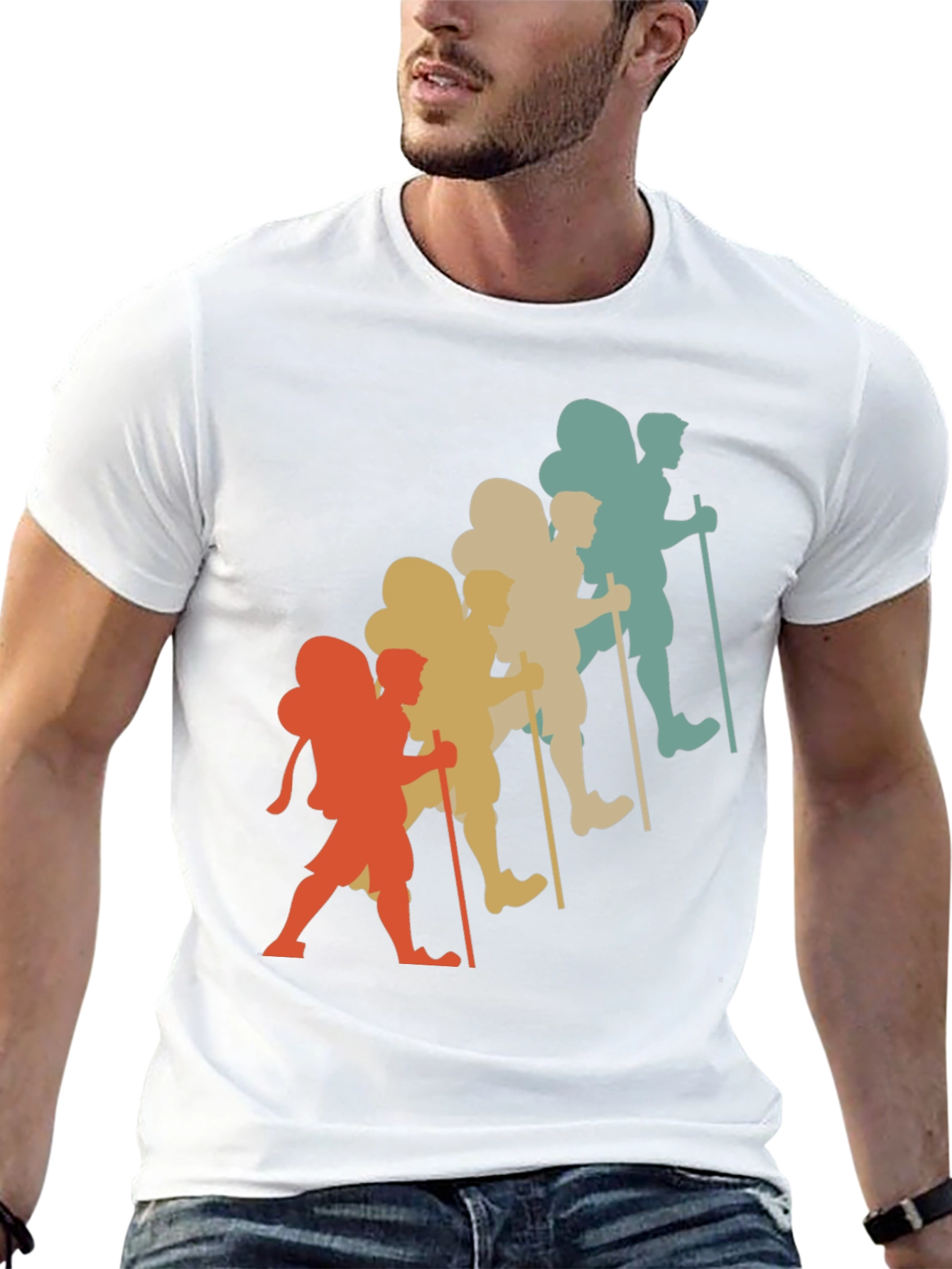 Retro Hiking T-Shirt | Outdoor Adventure Tee