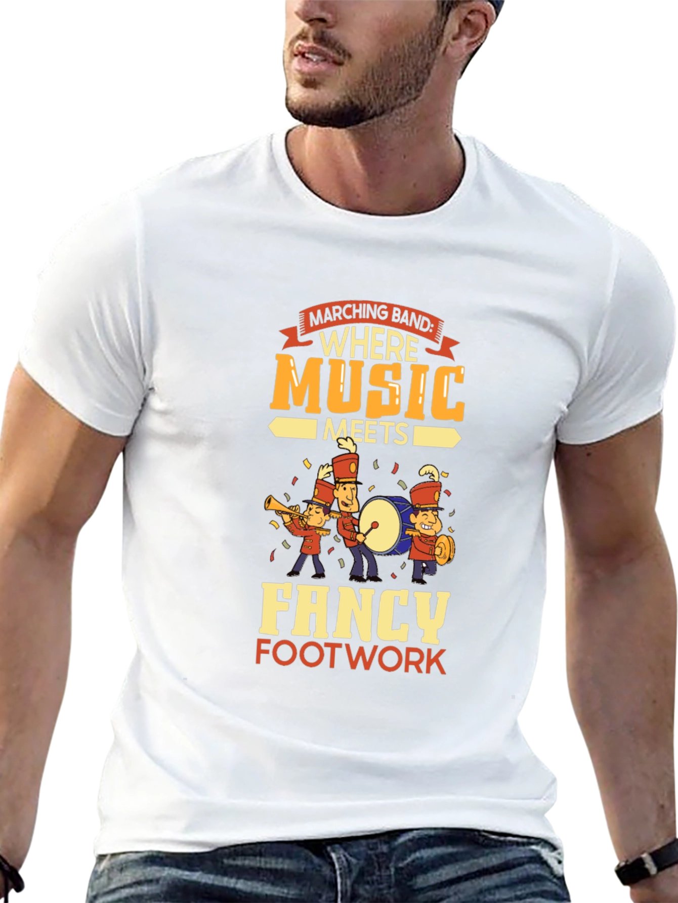 Marching Band T-Shirt: Where Music Meets Fancy Footwork
