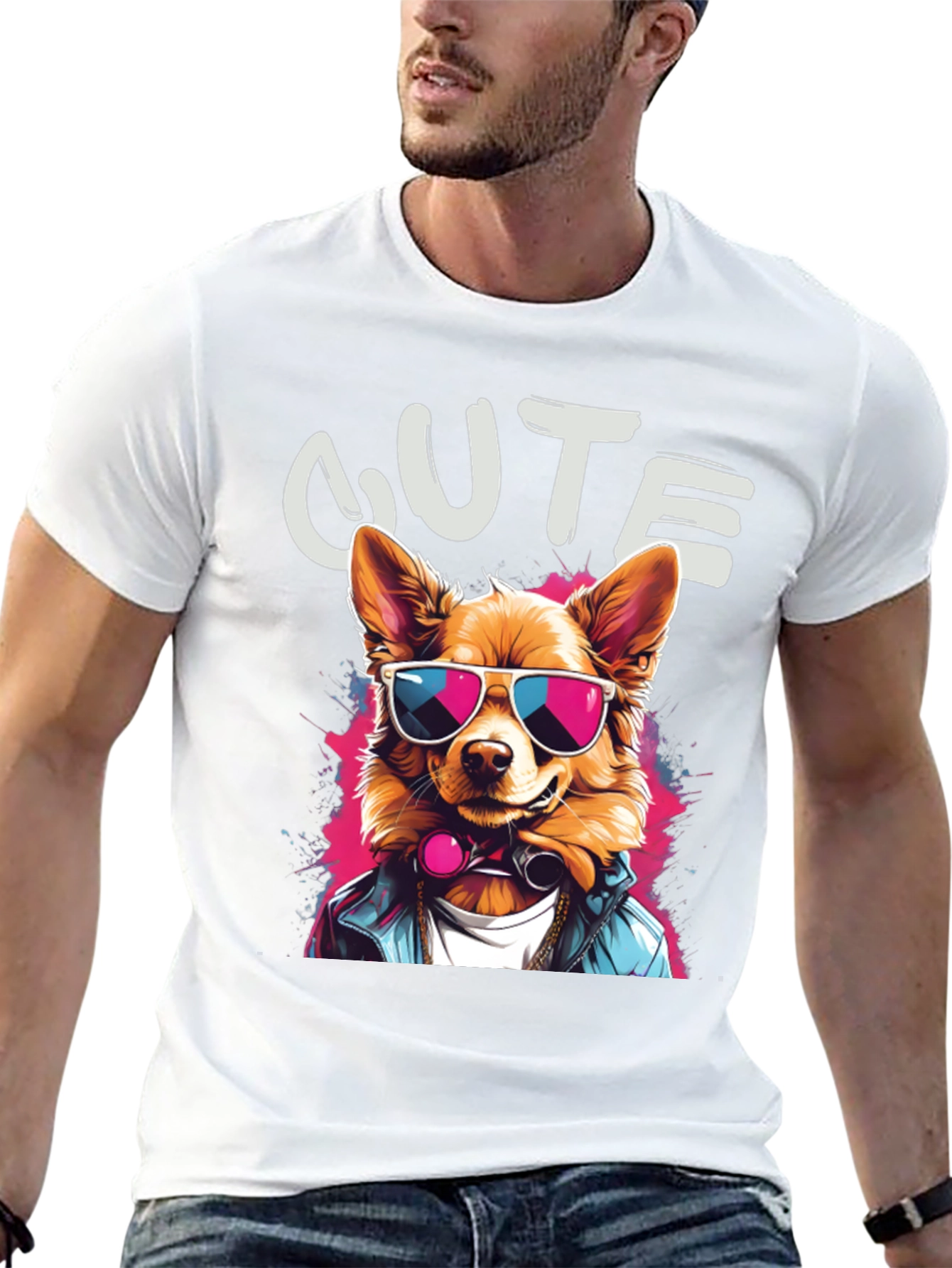 Cool Dog T-Shirt - Cute Graphic Tee
