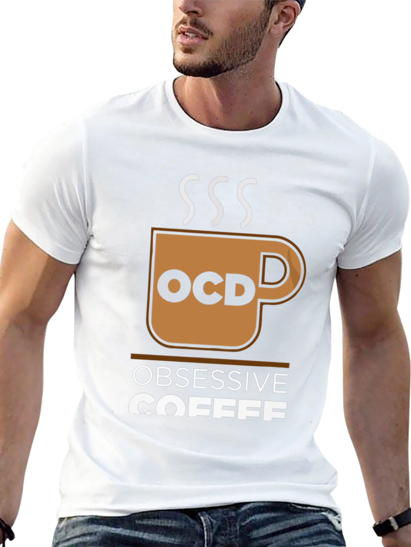 Obsessive Coffee Disorder Black T-Shirt