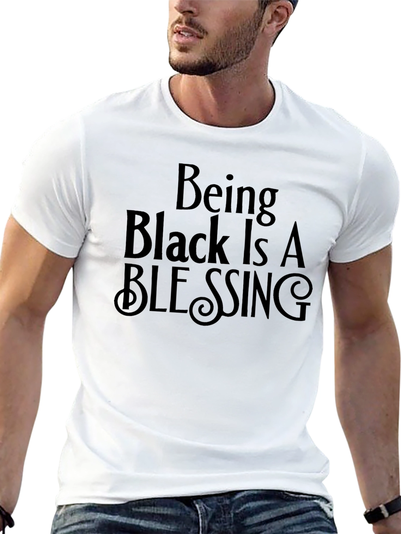 Being Black Is A Blessing Graphic T-Shirt