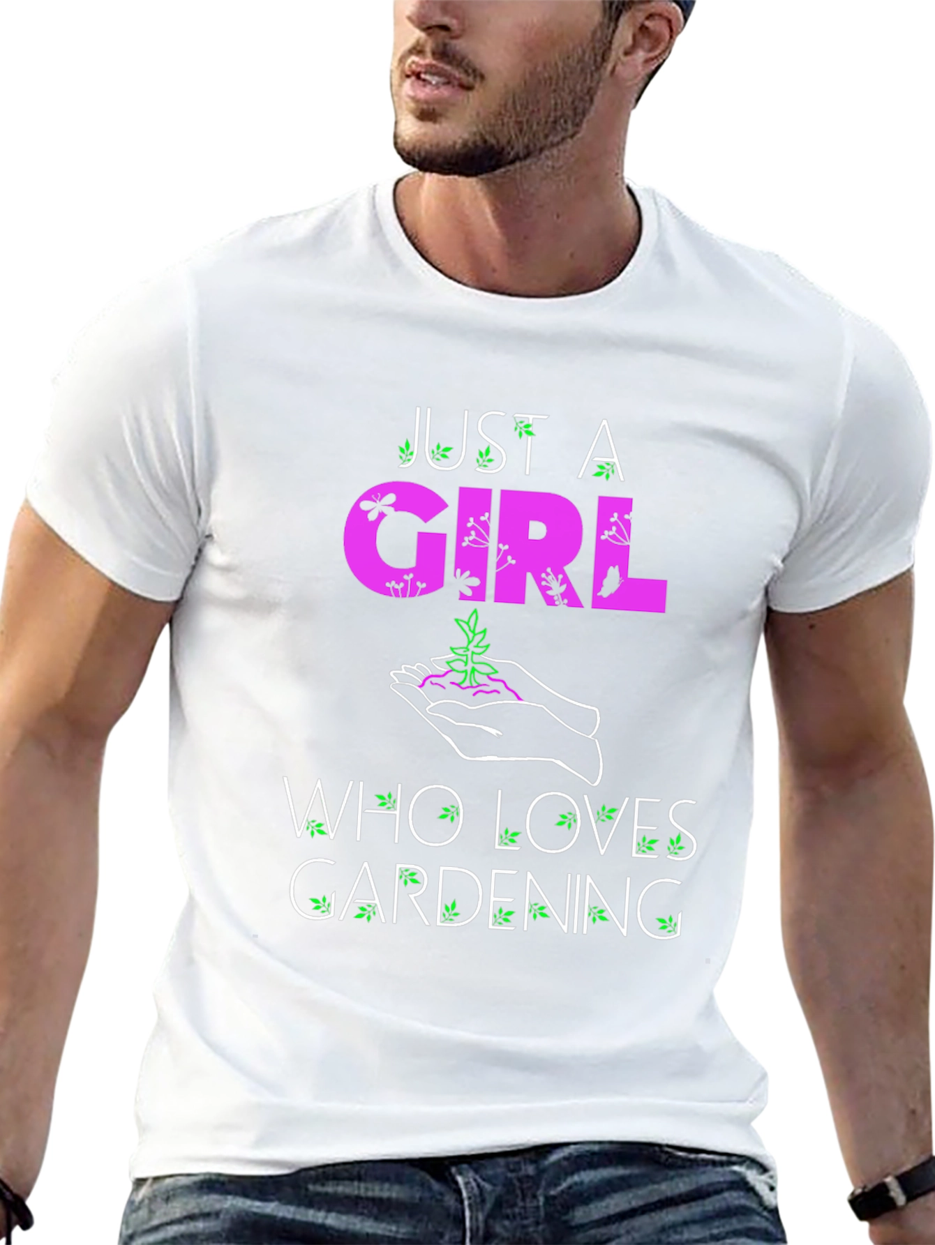 Gardening Lovers T-Shirt: Just A Girl Who Loves Gardening