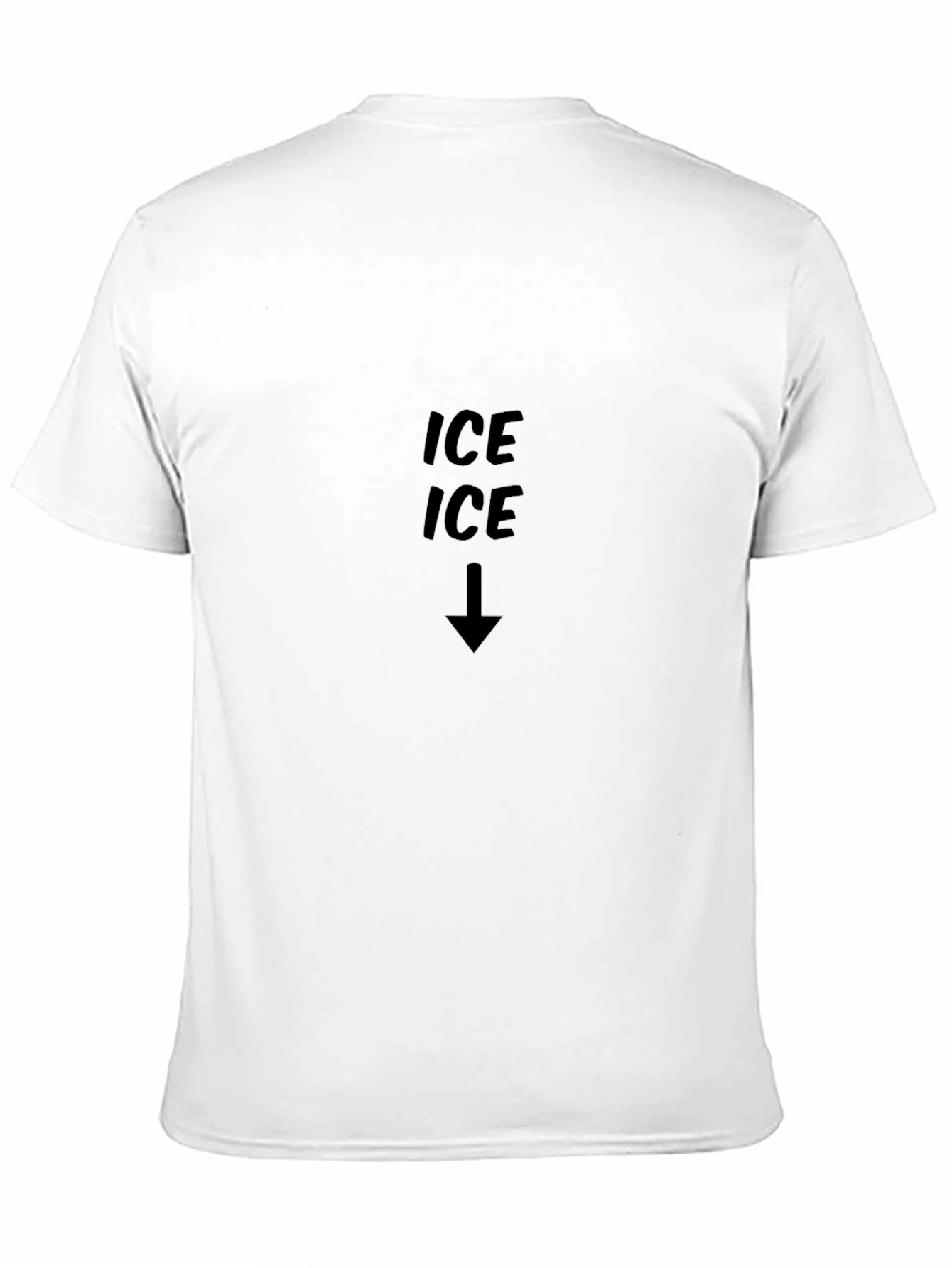 Mens Black Ice Ice Graphic T-Shirt