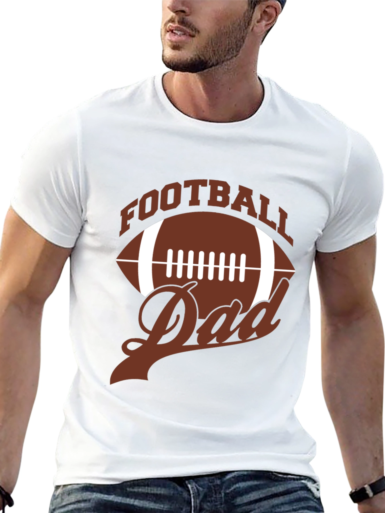 Football Dad T-Shirt - Perfect for Game Day