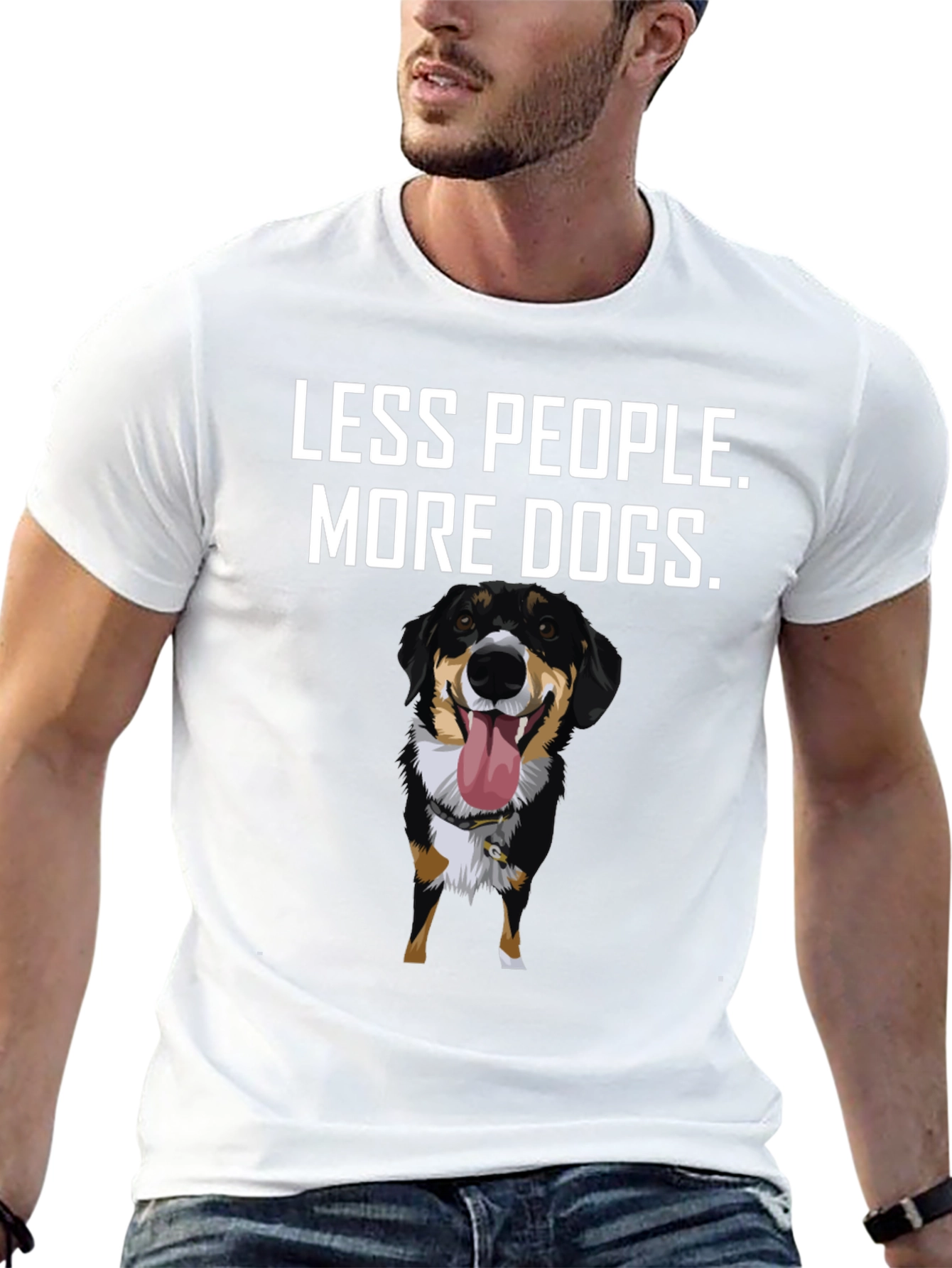 Less People More Dogs T-Shirt