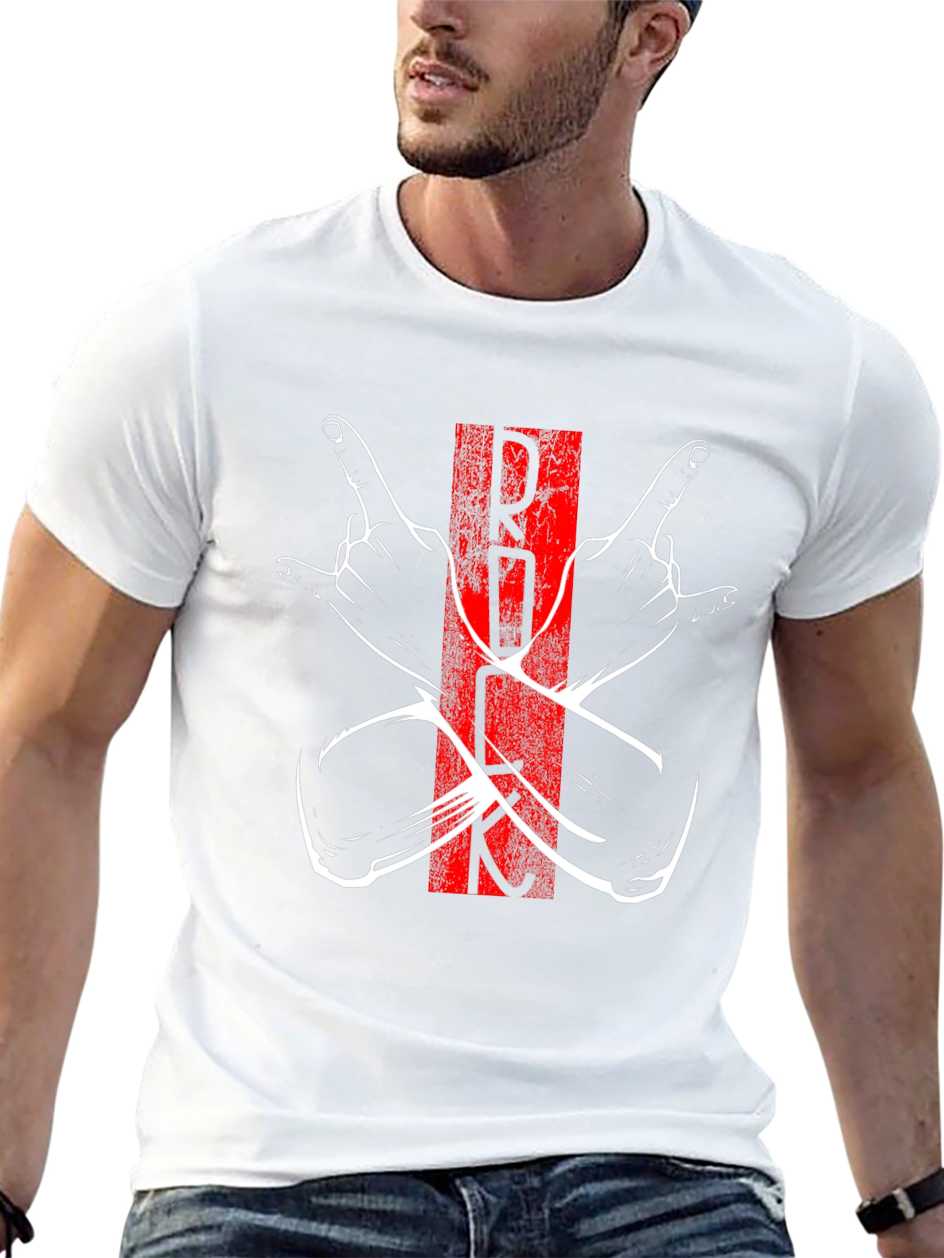 Rock On Graphic T-Shirt - Black