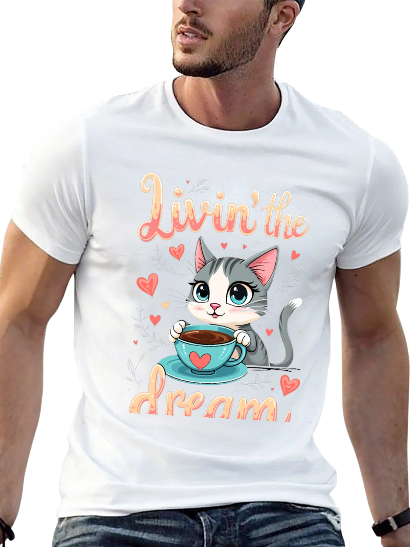 Livin the Dream Cat T-Shirt