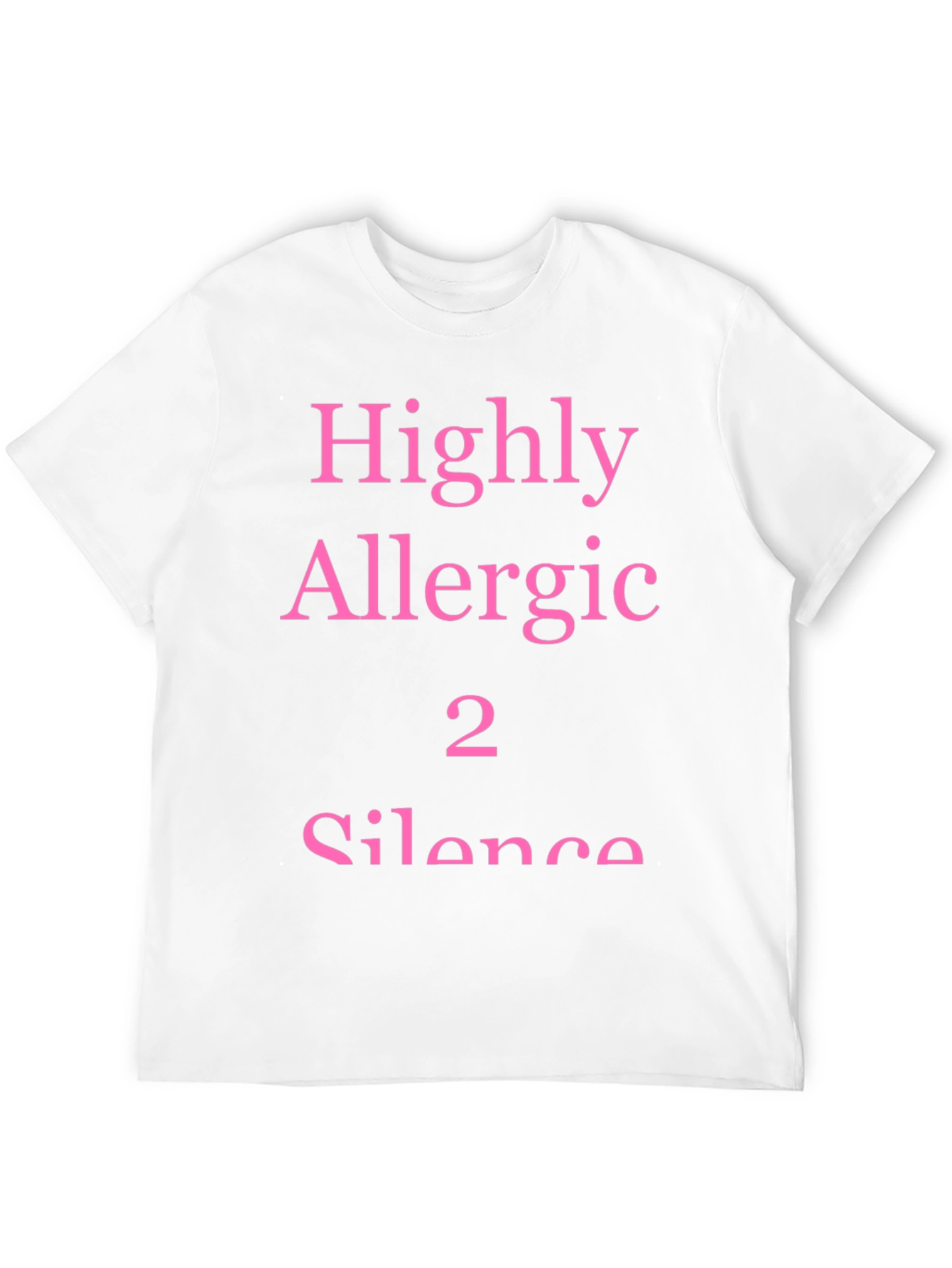 Highly Allergic 2 Silence Graphic Tee