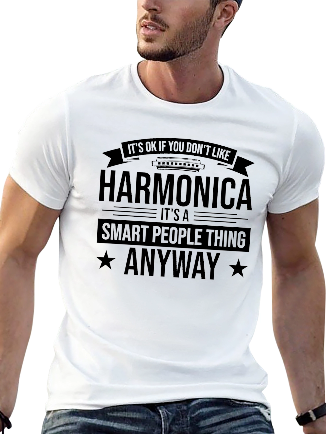 Harmonica Smart People Thing T-Shirt