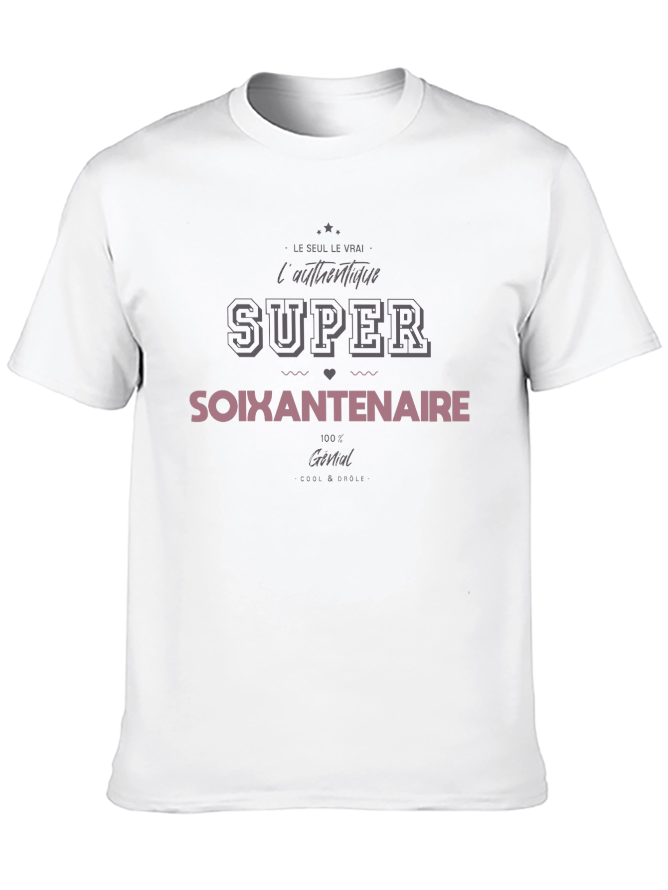 Super Soixantenaire T-Shirt - Black Graphic Tee