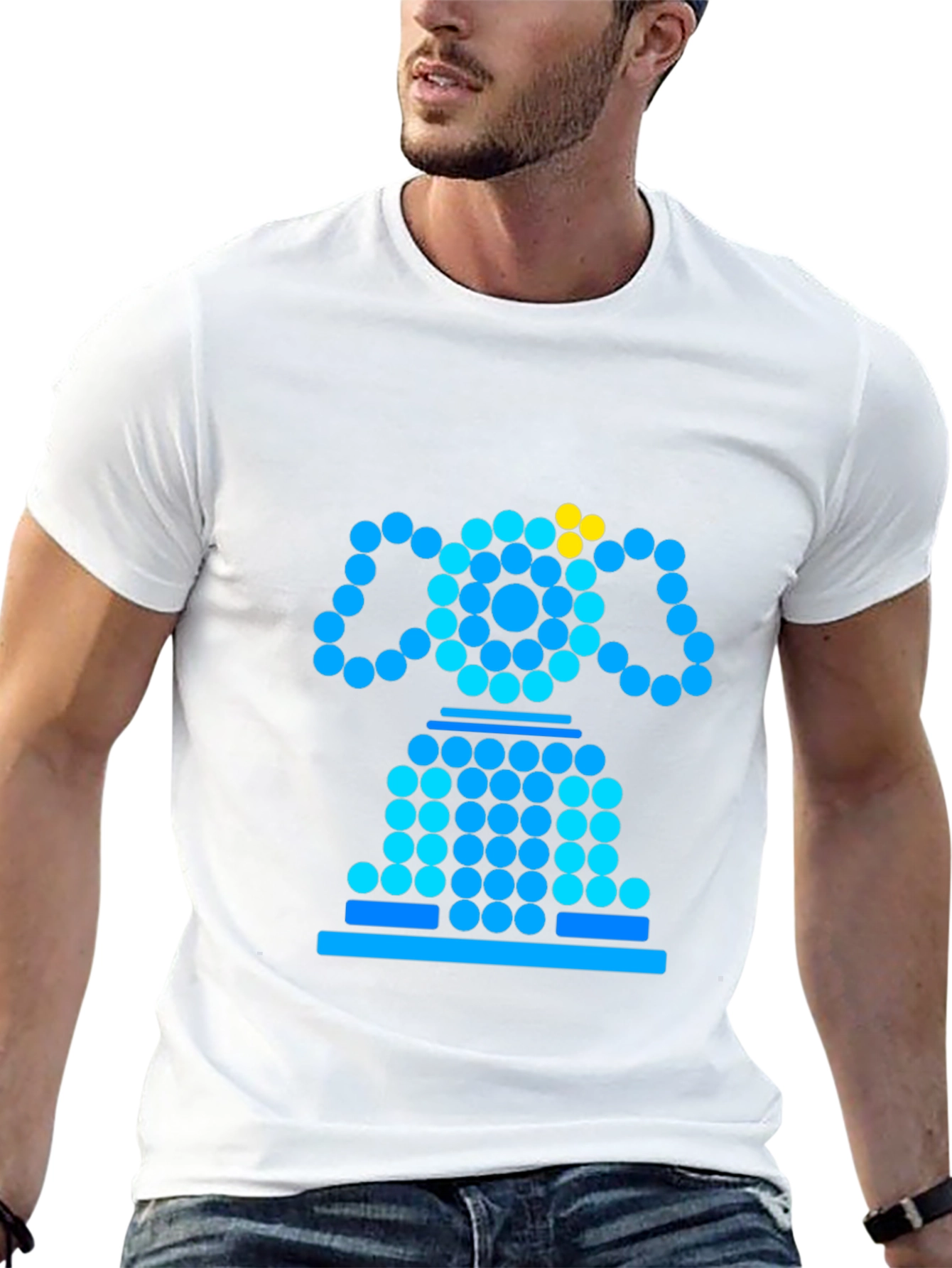 Retro Robot T-Shirt - Graphic Tee