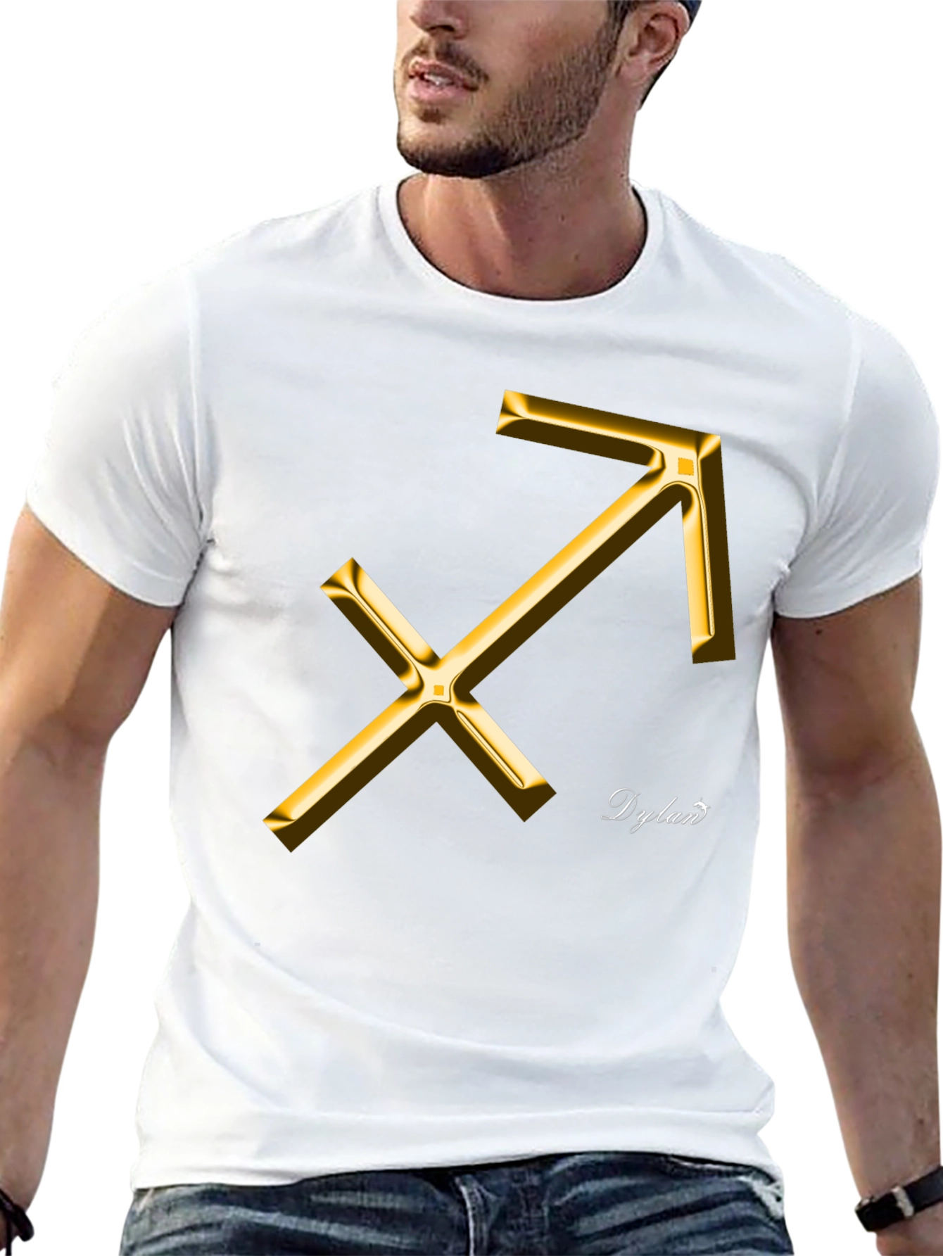 Sagittarius Zodiac Graphic Tee - Custom Name Option