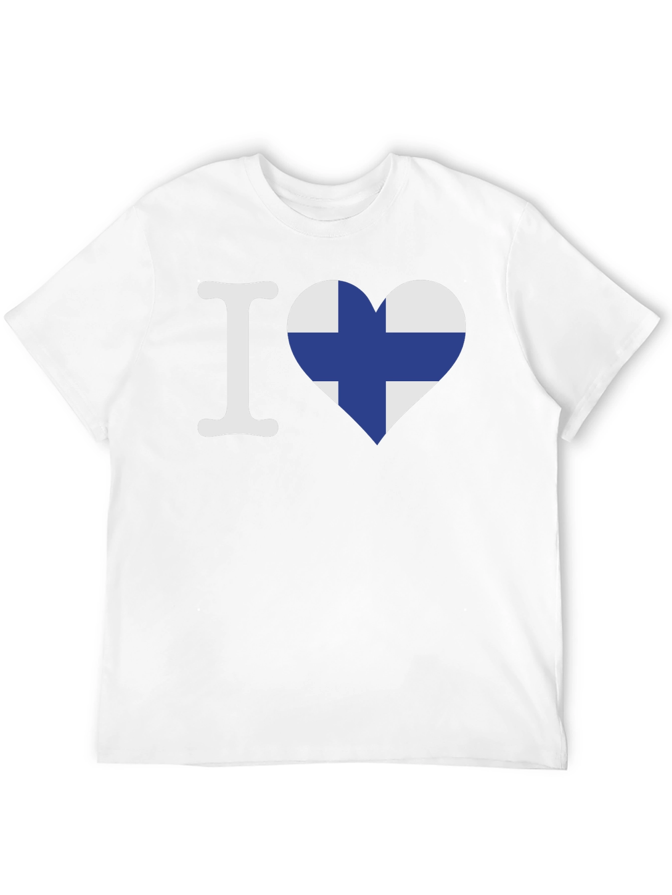 Finland Flag Heart T-Shirt