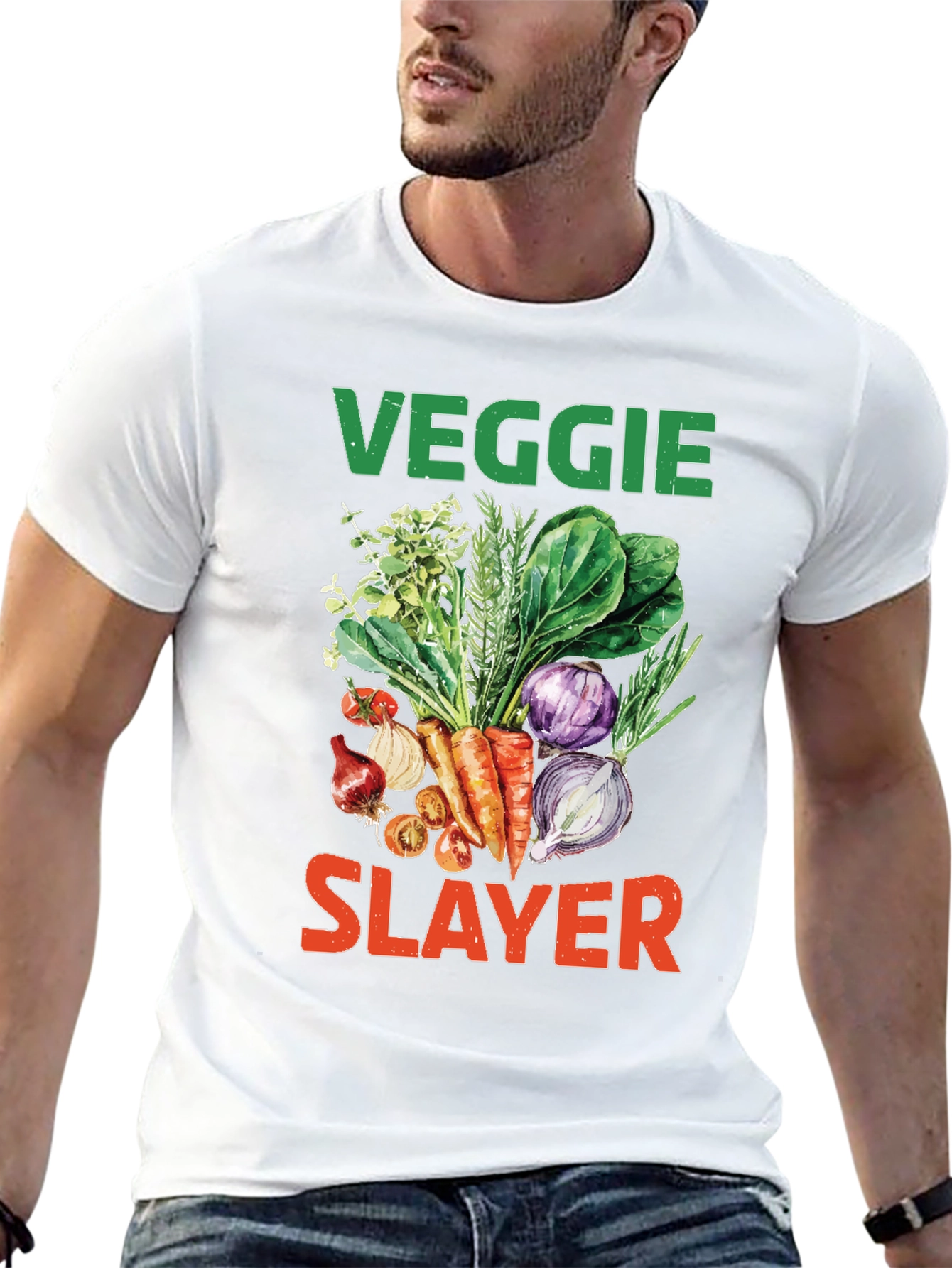 Veggie Slayer Graphic Tee - Vegan & Vegetarian Style