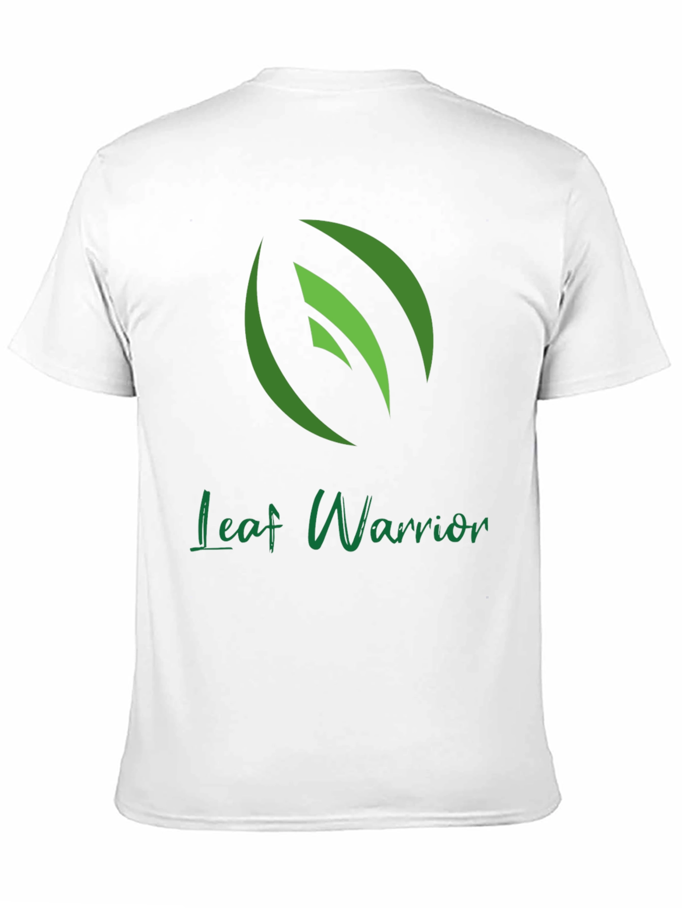 Leaf Warrior Graphic Tee - Green Leaf Design
