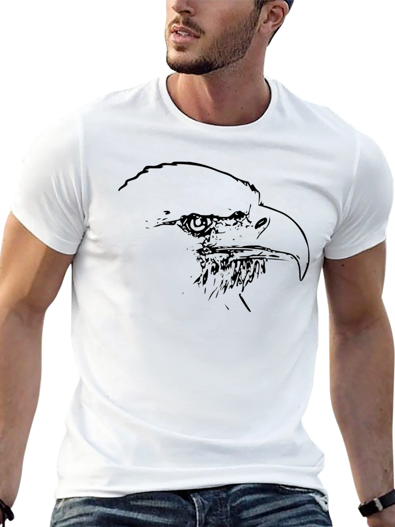 Eagle Graphic Tee - Classic Black