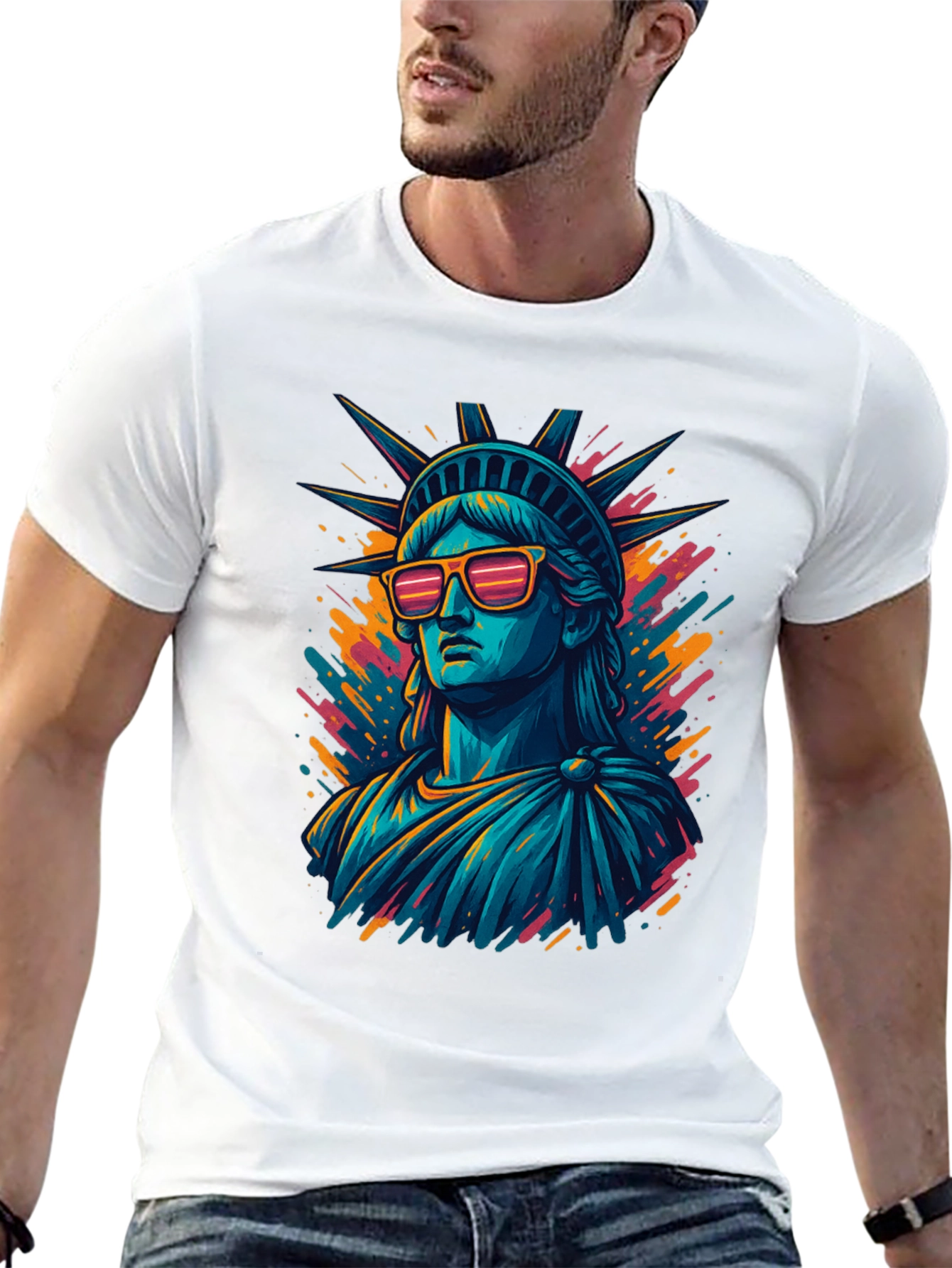 Statue of Liberty Graphic T-Shirt