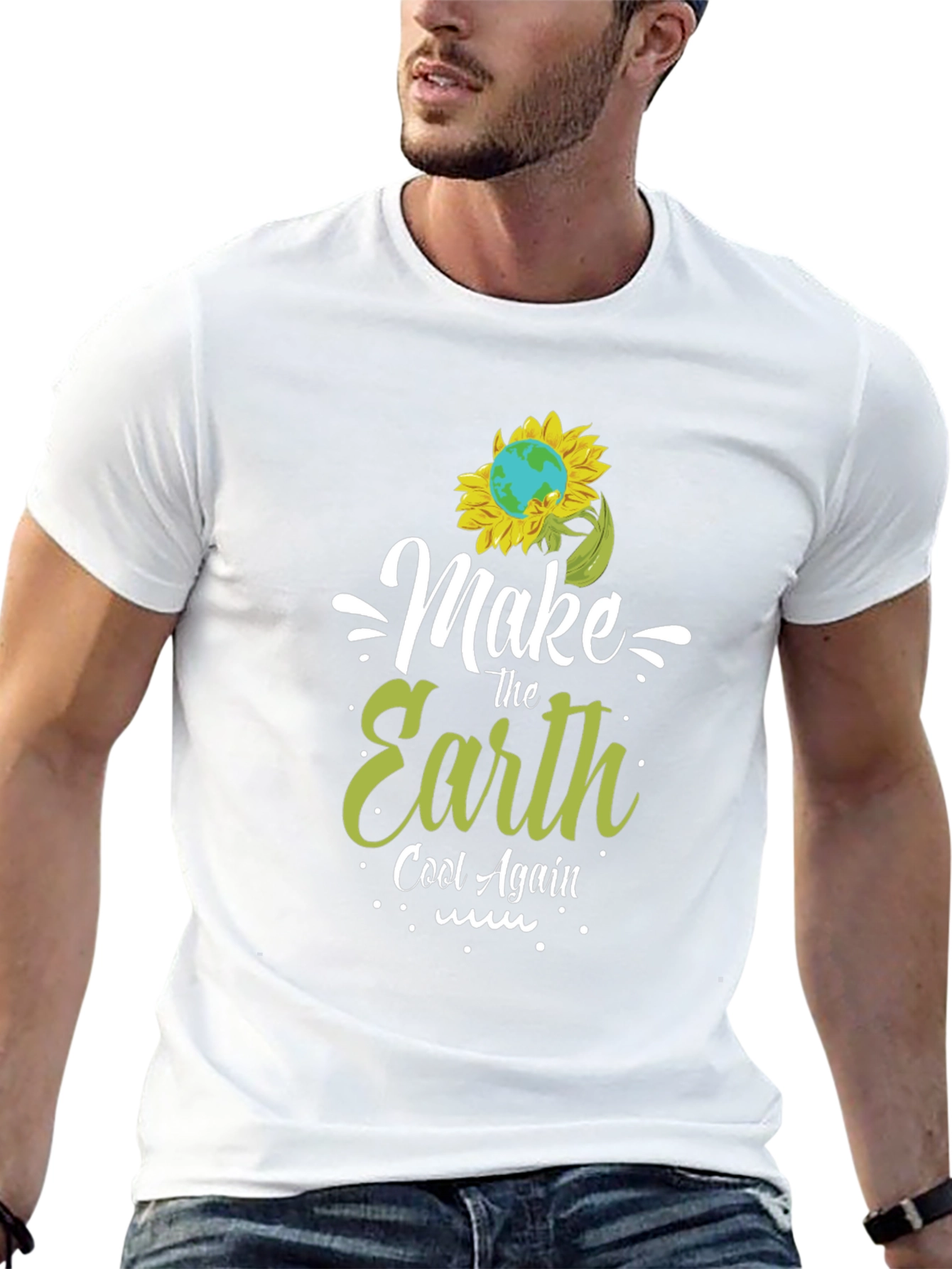Eco-Friendly Make Earth Cool Graphic Tee