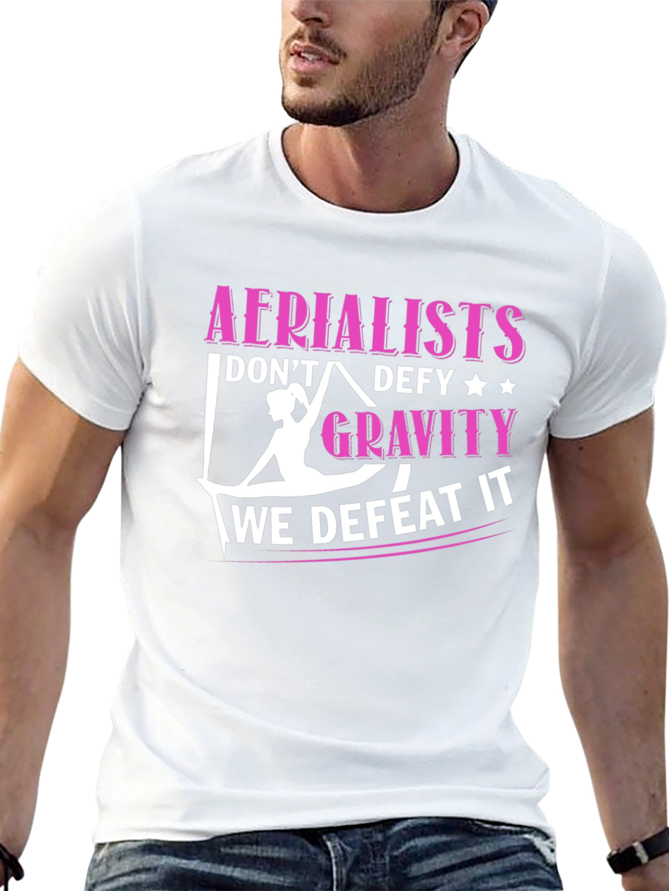 Aerialists Defeat Gravity T-Shirt