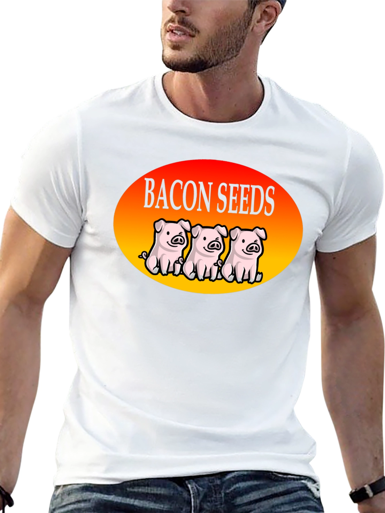 Bacon Seeds Graphic T-Shirt