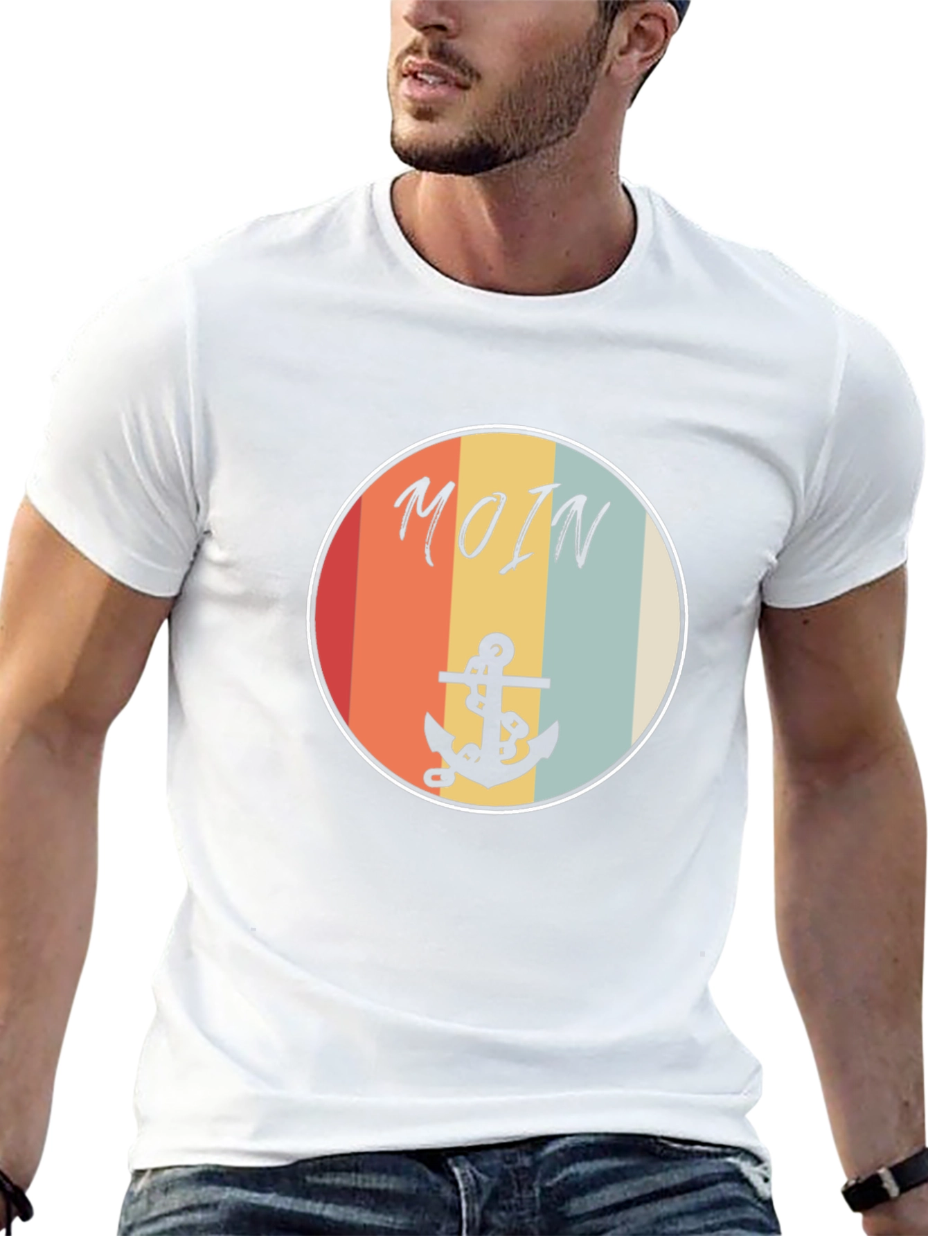 Moin Anchor T-Shirt - Nautical Style