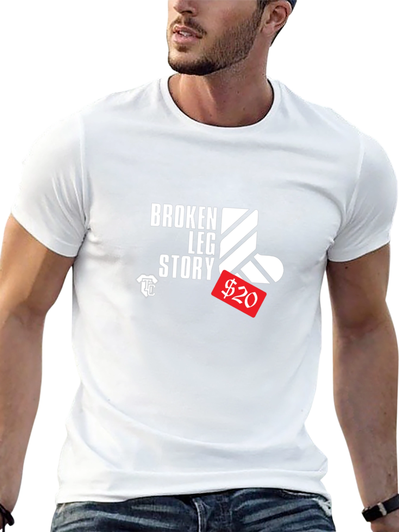 Broken Leg Story T-Shirt - Get Well Gift