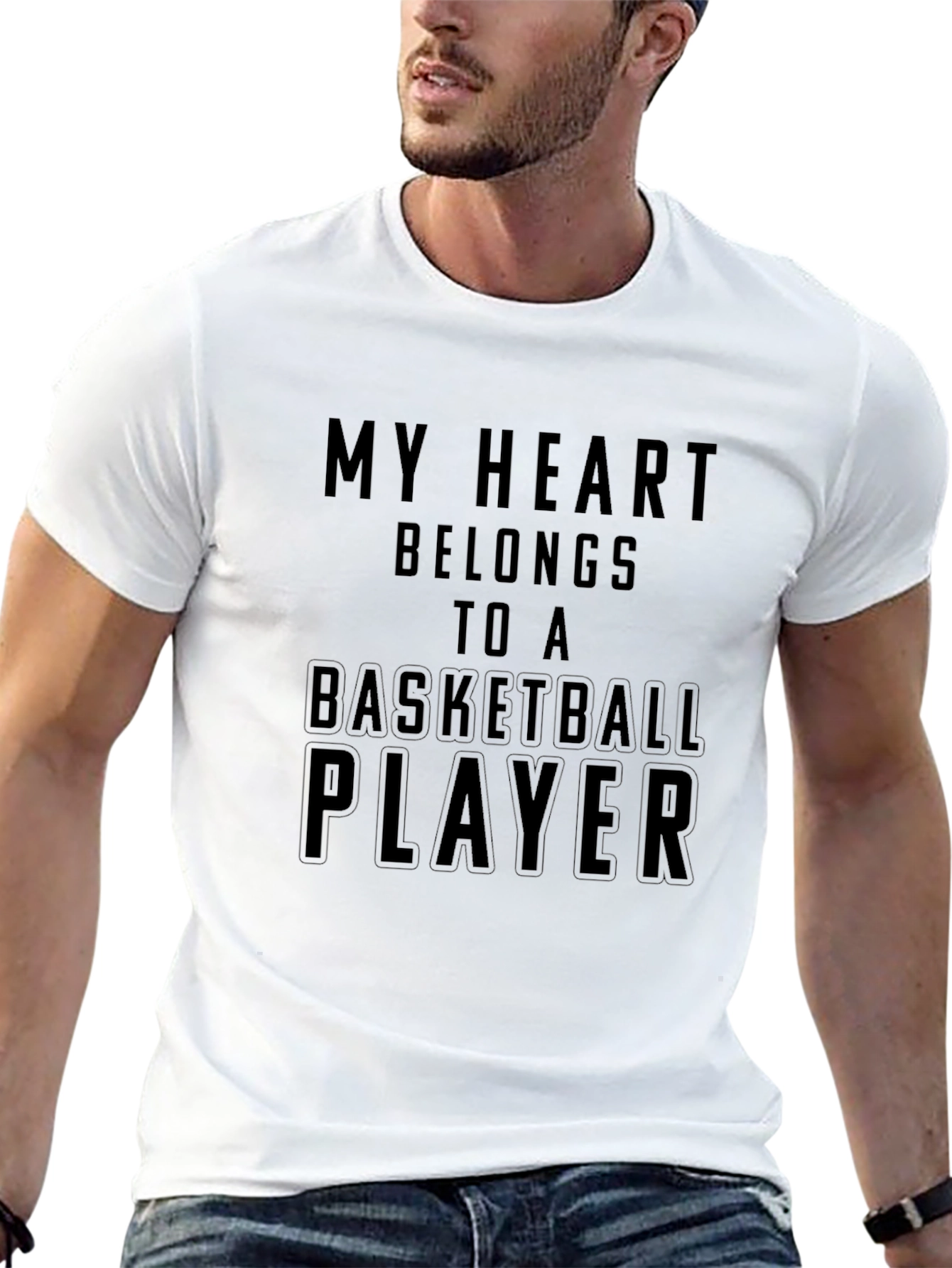 Basketball Player Heart T-Shirt
