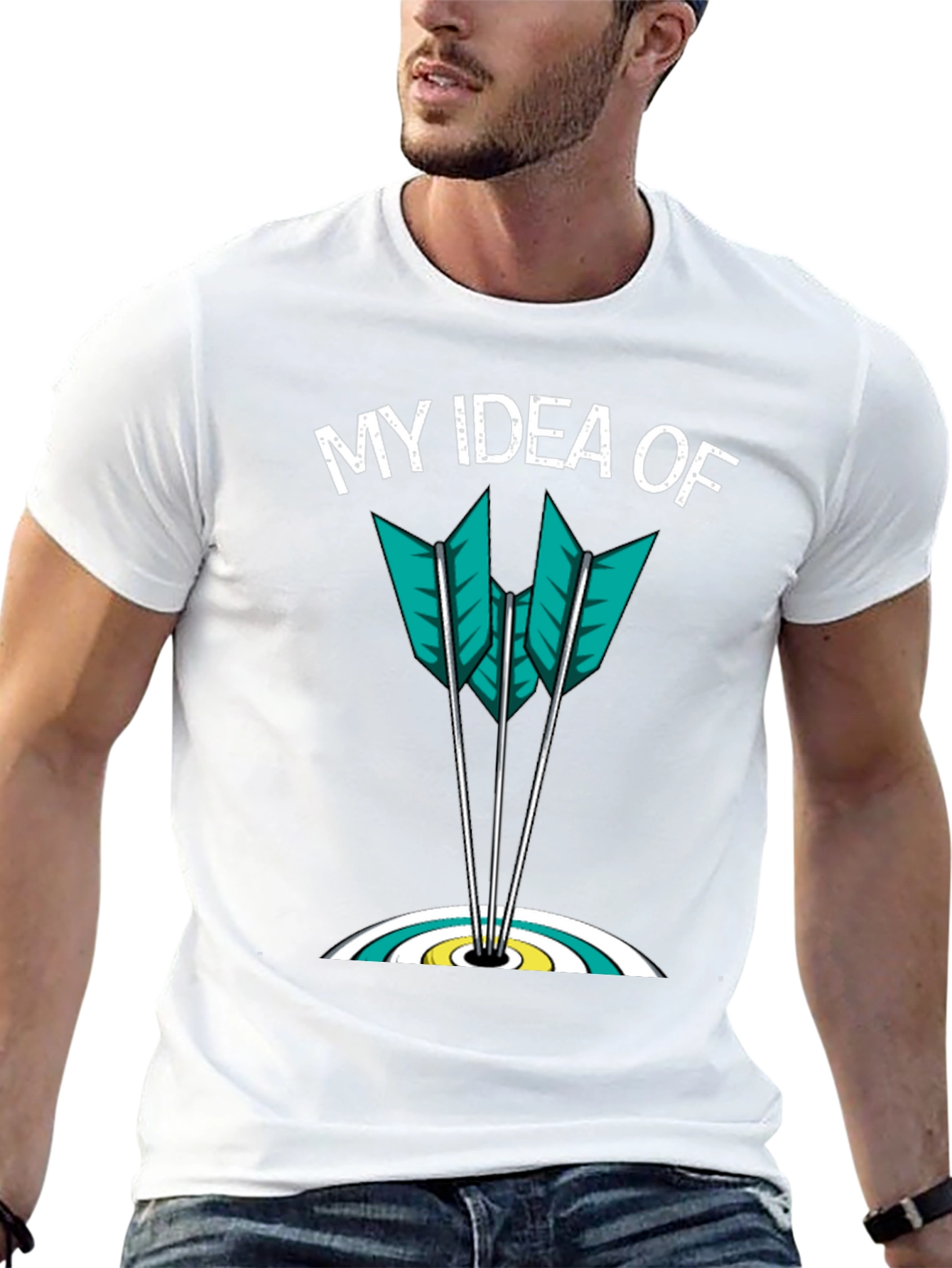 My Idea Of Archery Arrows Target Graphic T-Shirt