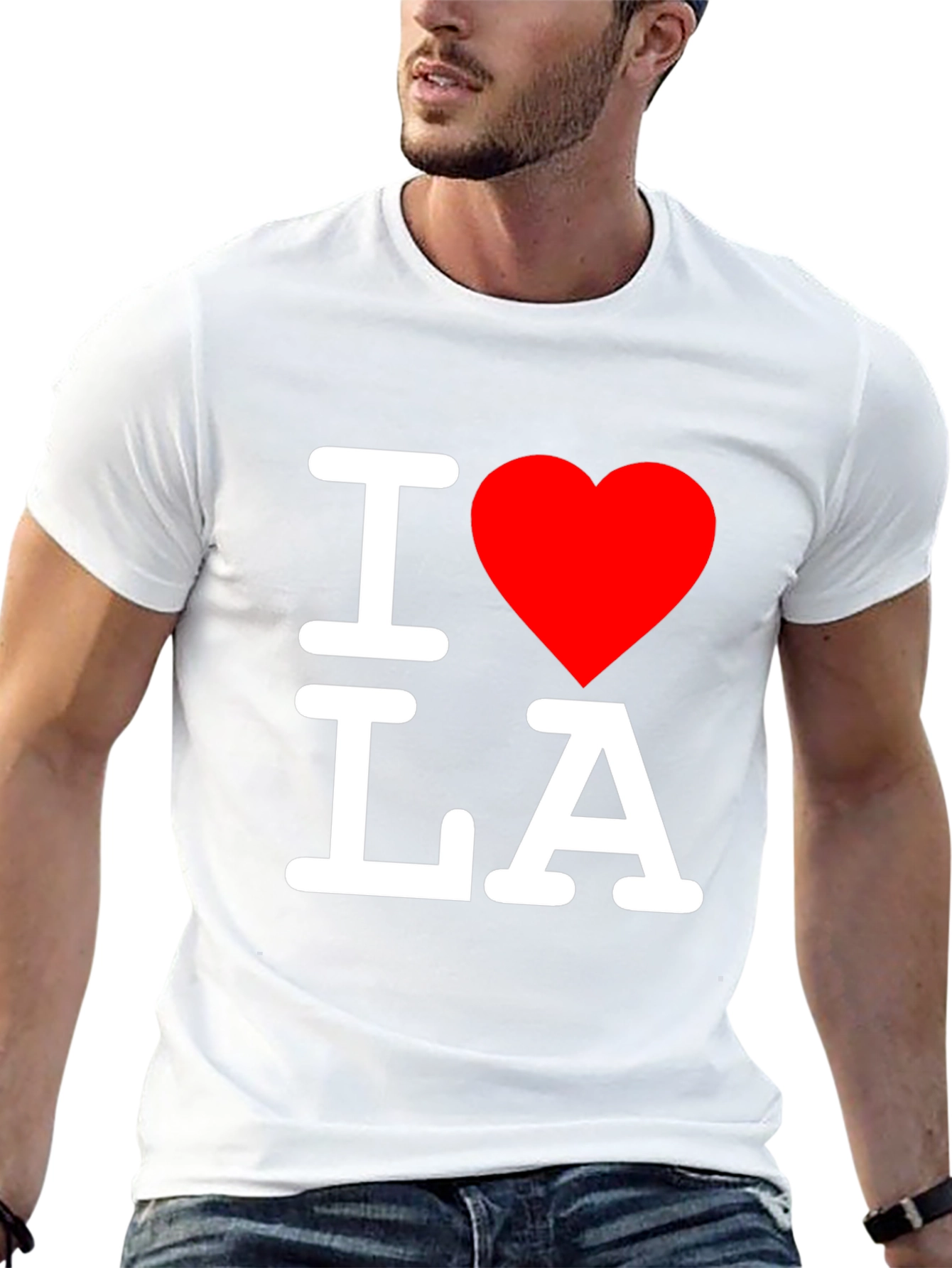 I Heart LA Black T-Shirt