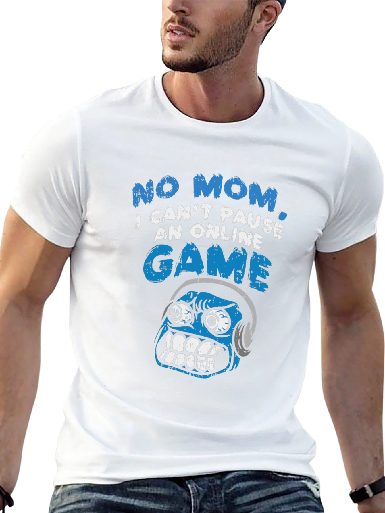 Gamer T-Shirt - No Pause Online Game Funny Tee