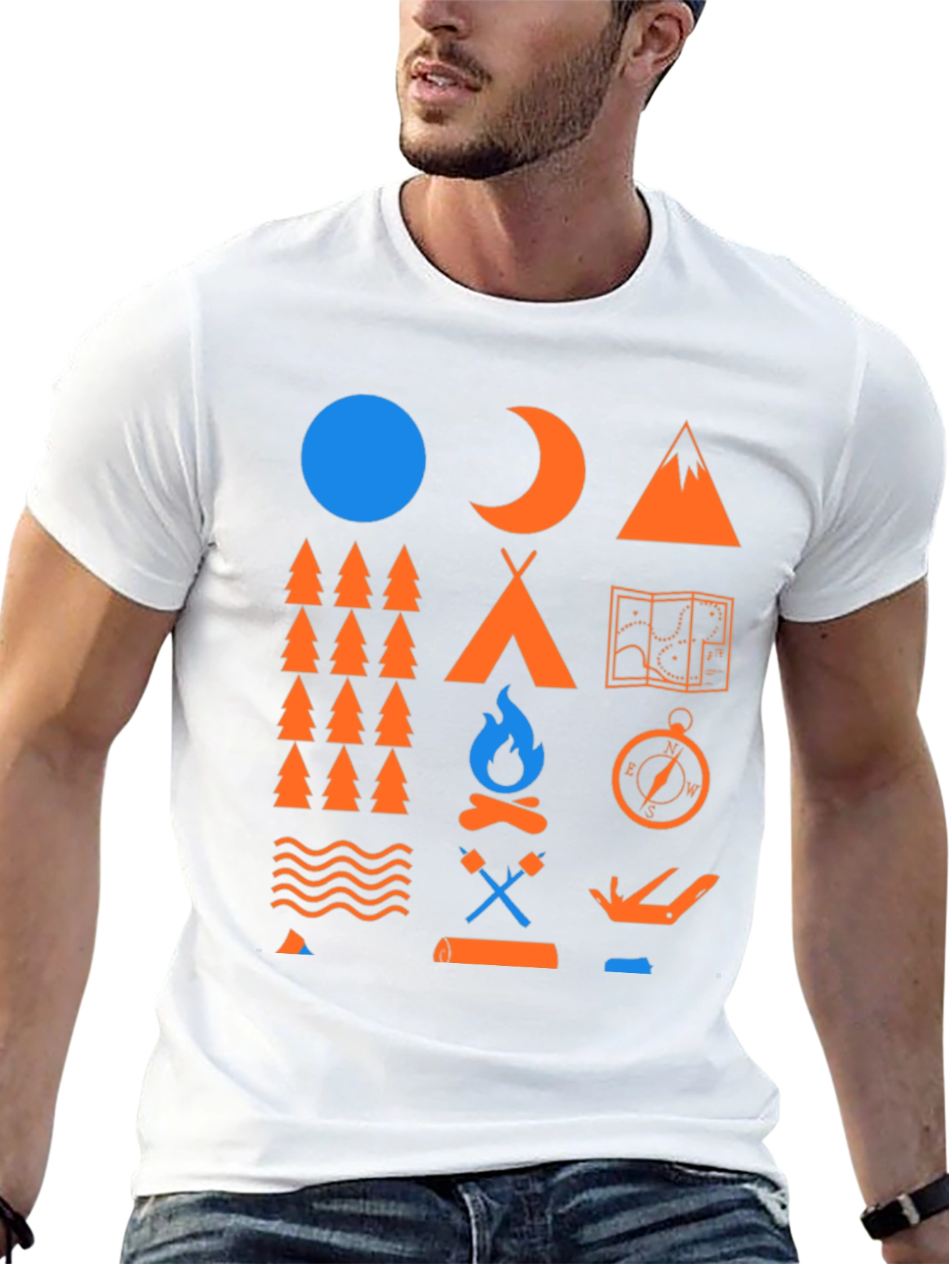 Camping Graphic T-Shirt - Outdoor Adventure Tee