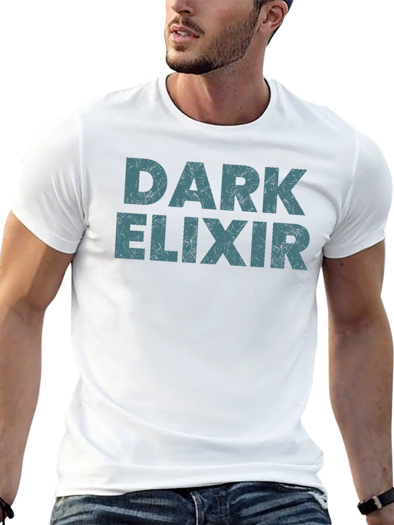 Dark Elixir Graphic Tee - Premium Black T-Shirt