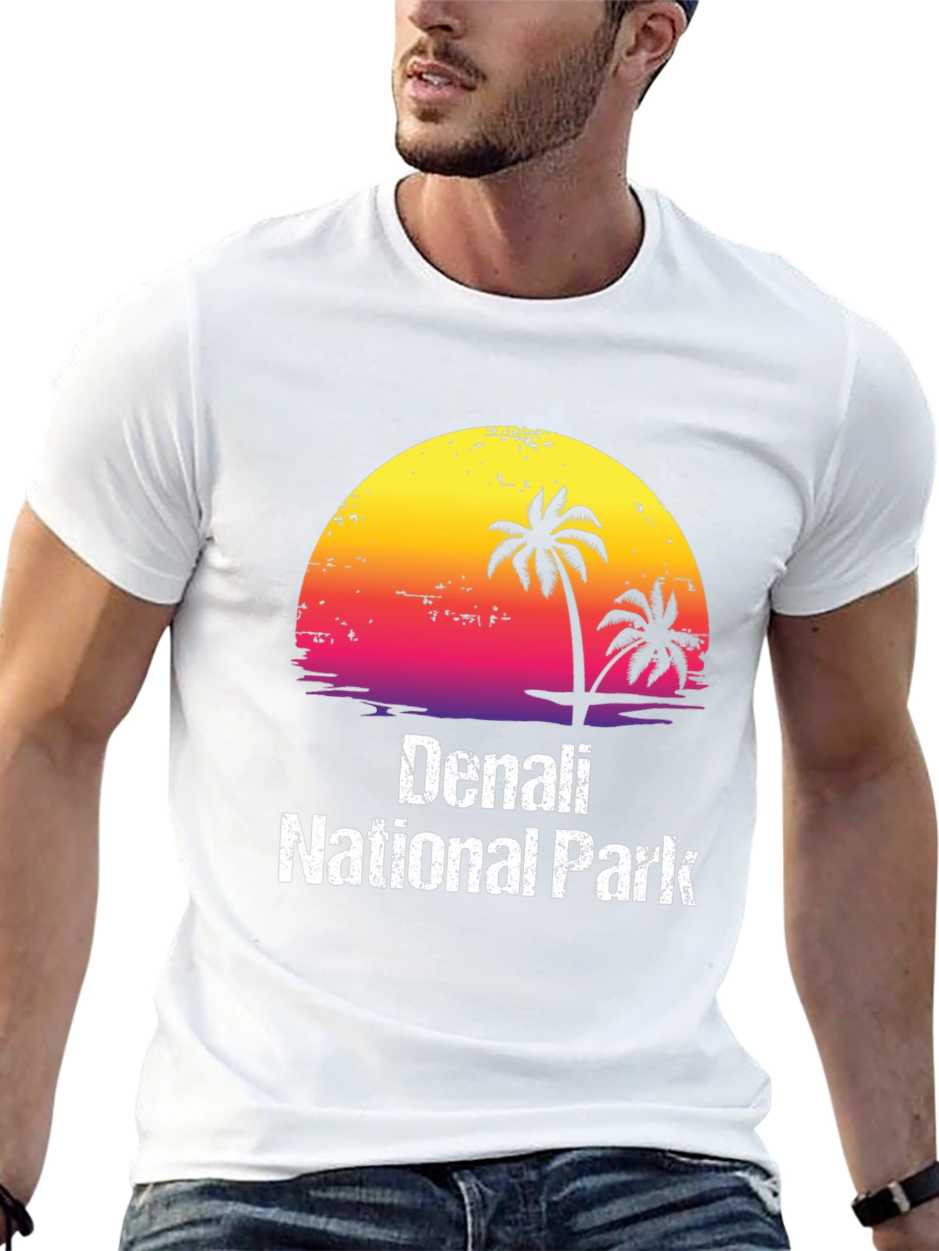 Denali National Park Sunset Graphic Tee