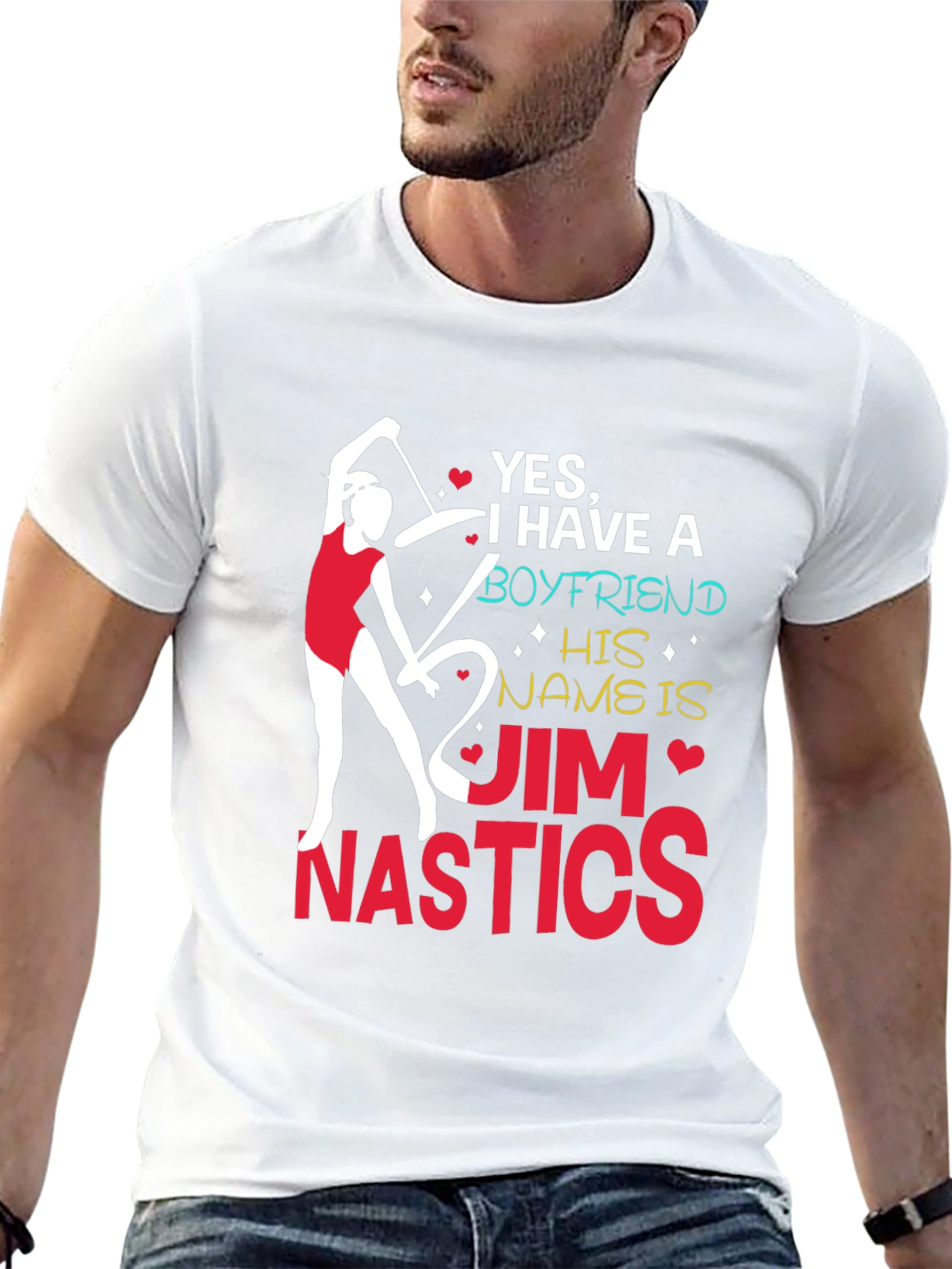 Gymnastics Boyfriend T-Shirt Funny Gymnast Tee