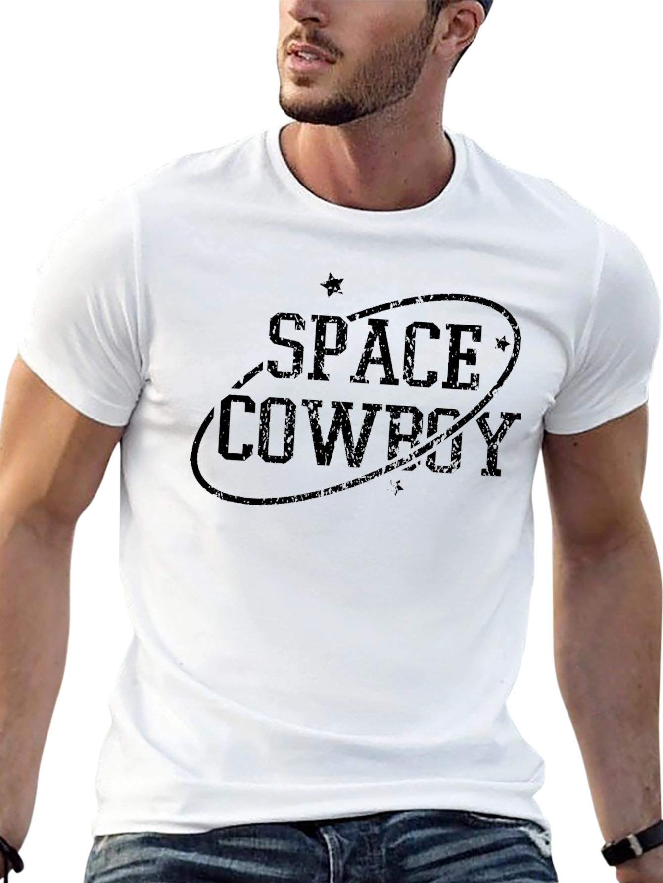 Space Cowboy Black T-Shirt