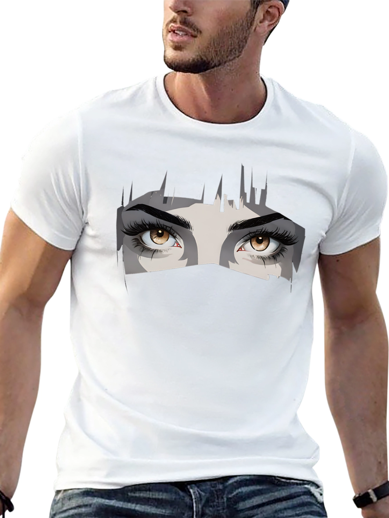 Mystic Eyes Graphic Tee - Urban Style