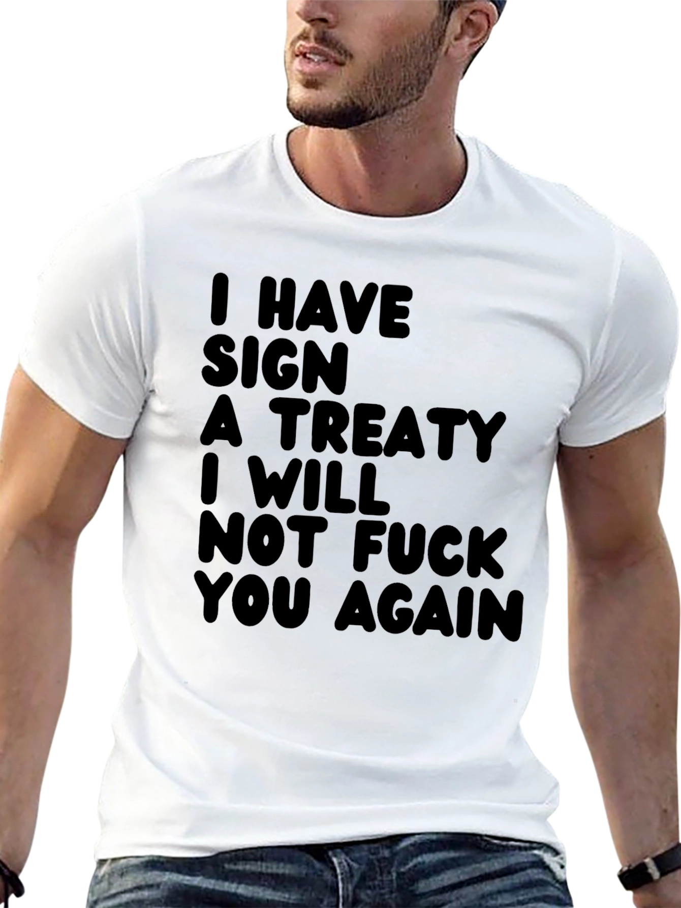 Funny Treaty Graphic T-Shirt