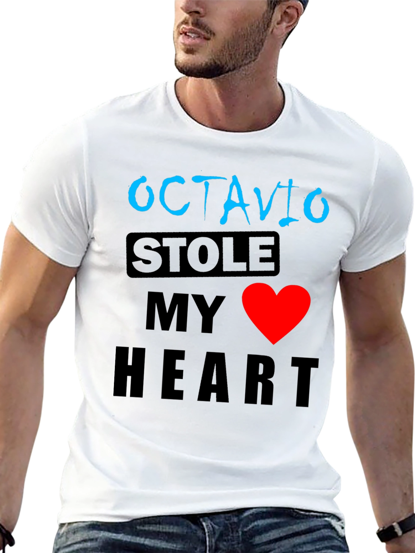 Octavio Stole My Heart Graphic T-Shirt