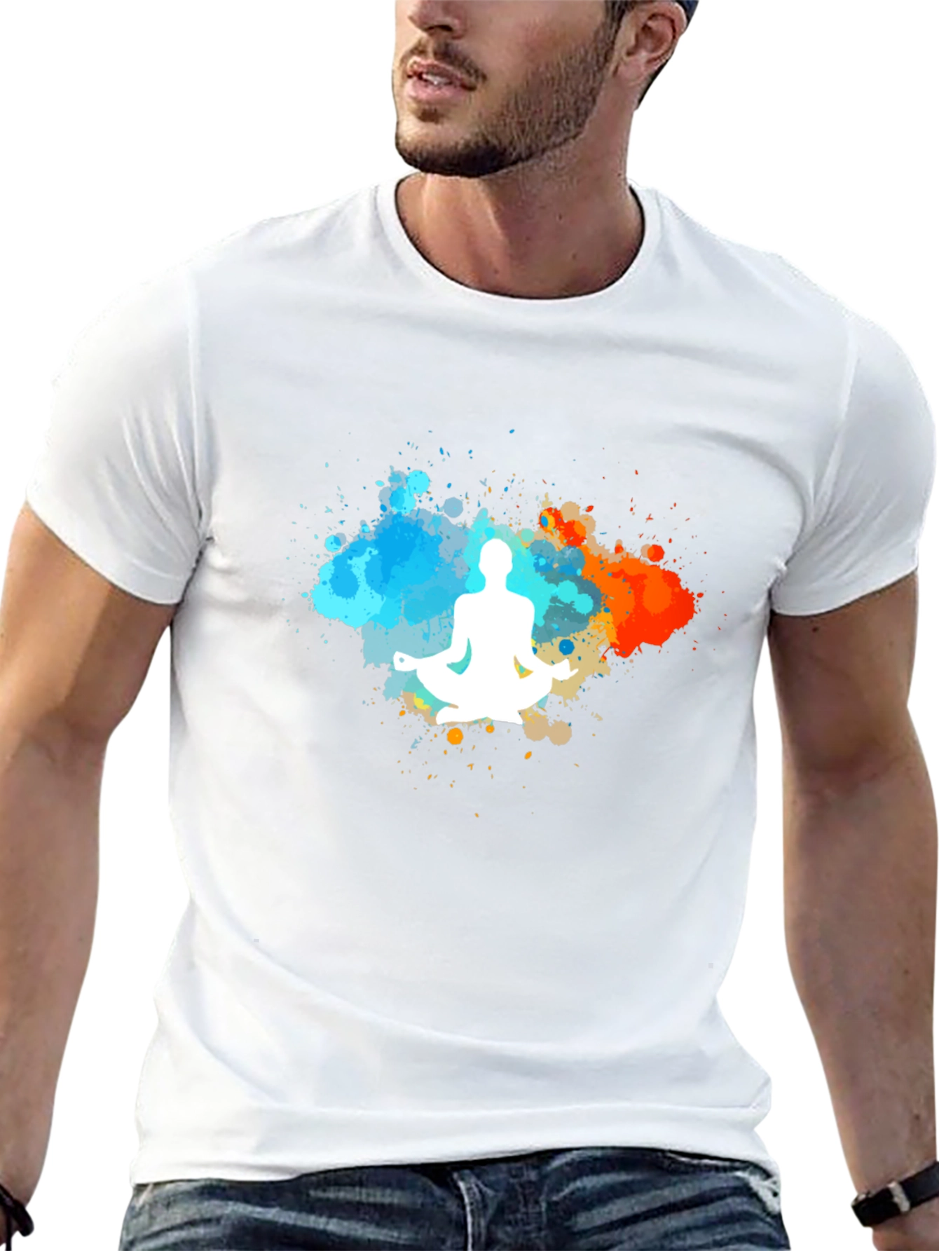 Yoga Meditation T-Shirt - Stylish Graphic Tee
