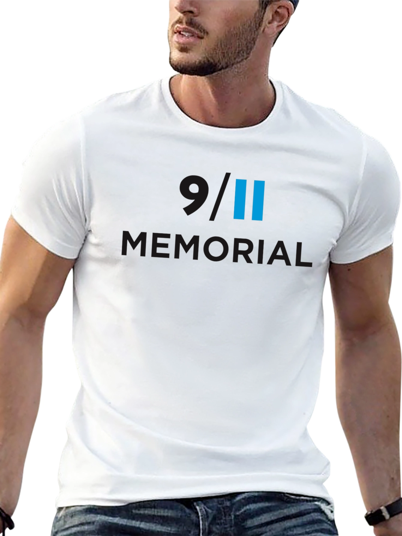 Black T-Shirt with Pause Symbol