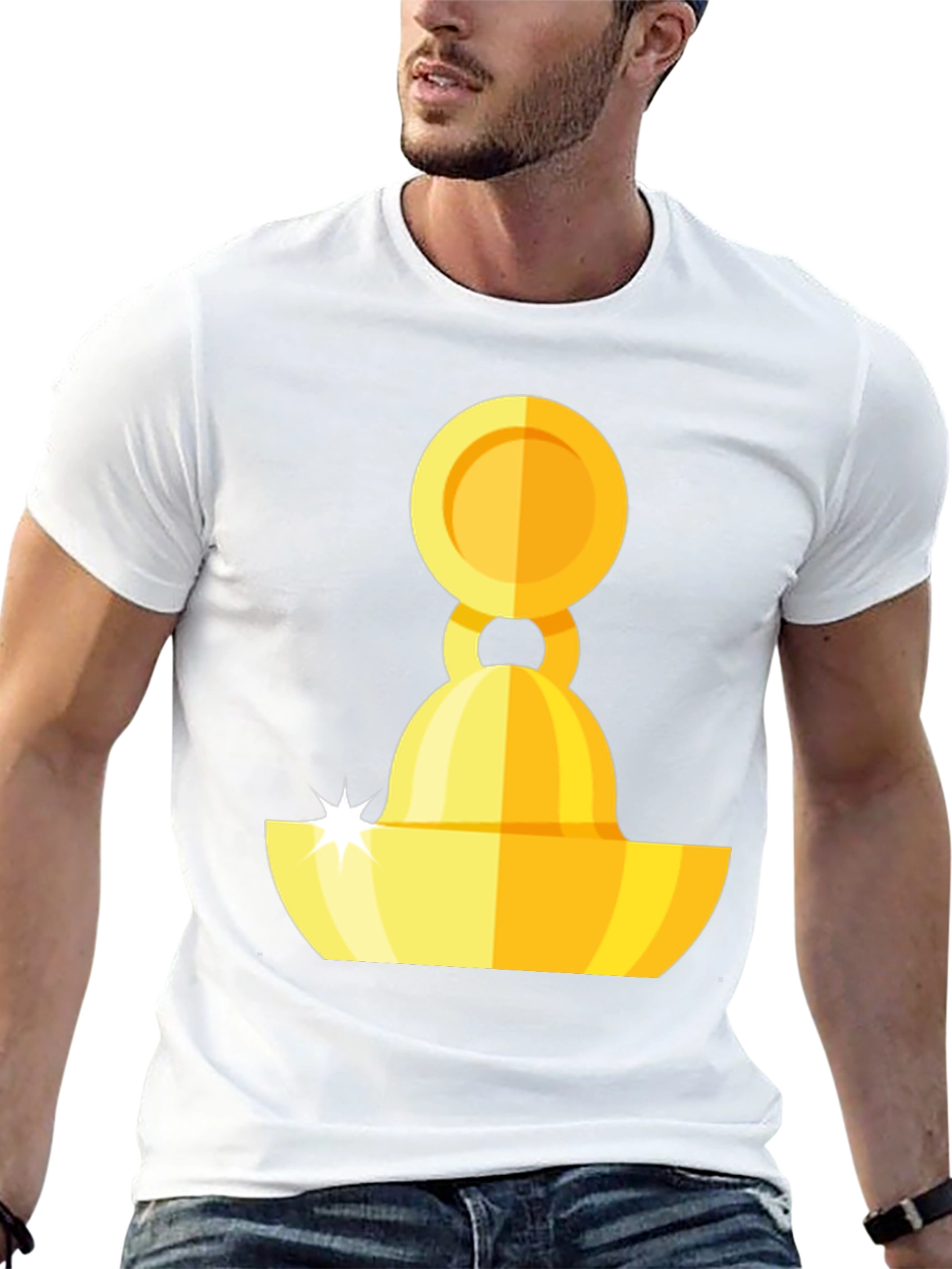 Golden Citrus Juicer Graphic Tee - Stylish & Unique!