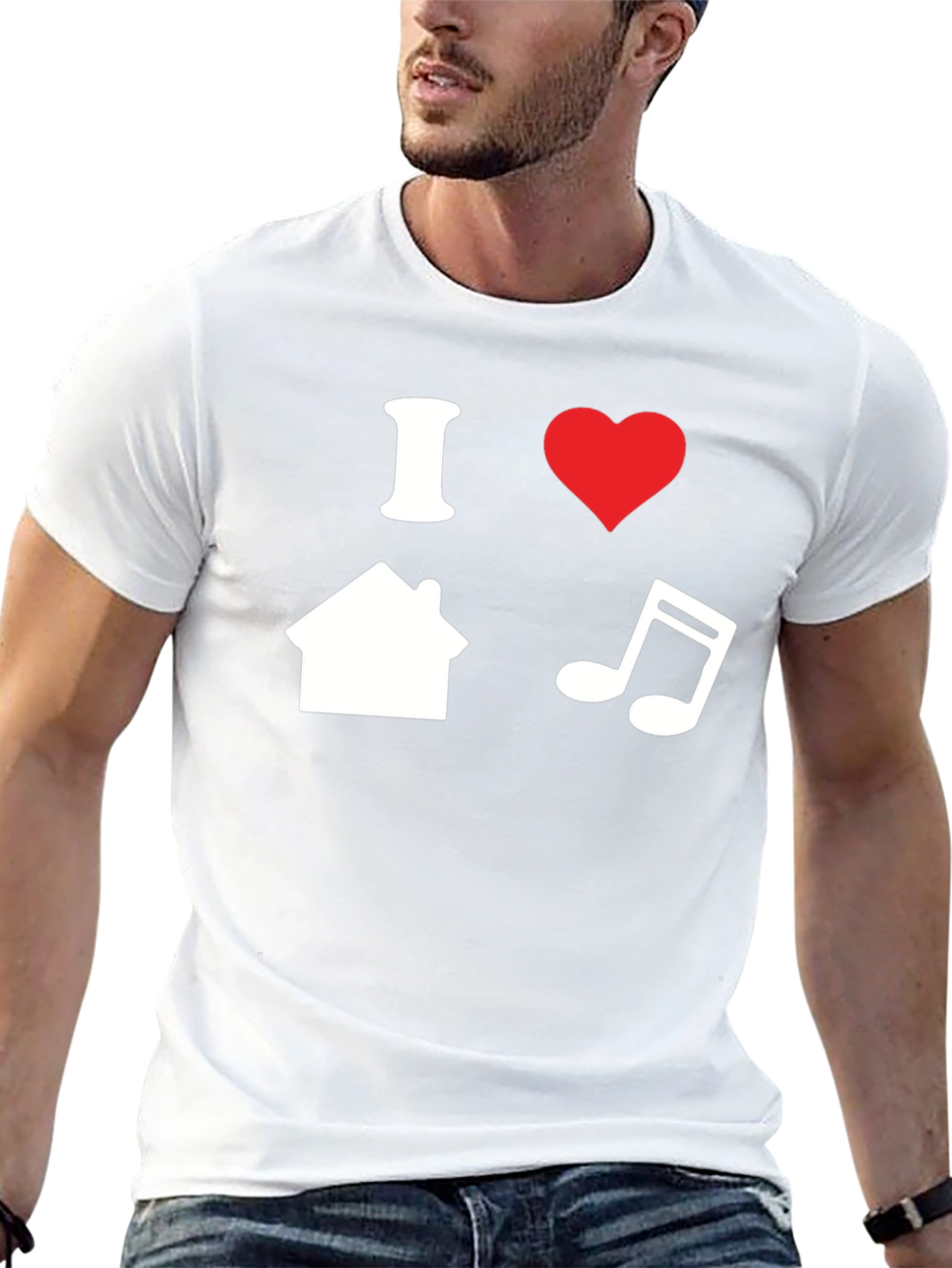 I Heart House Music Graphic T-Shirt