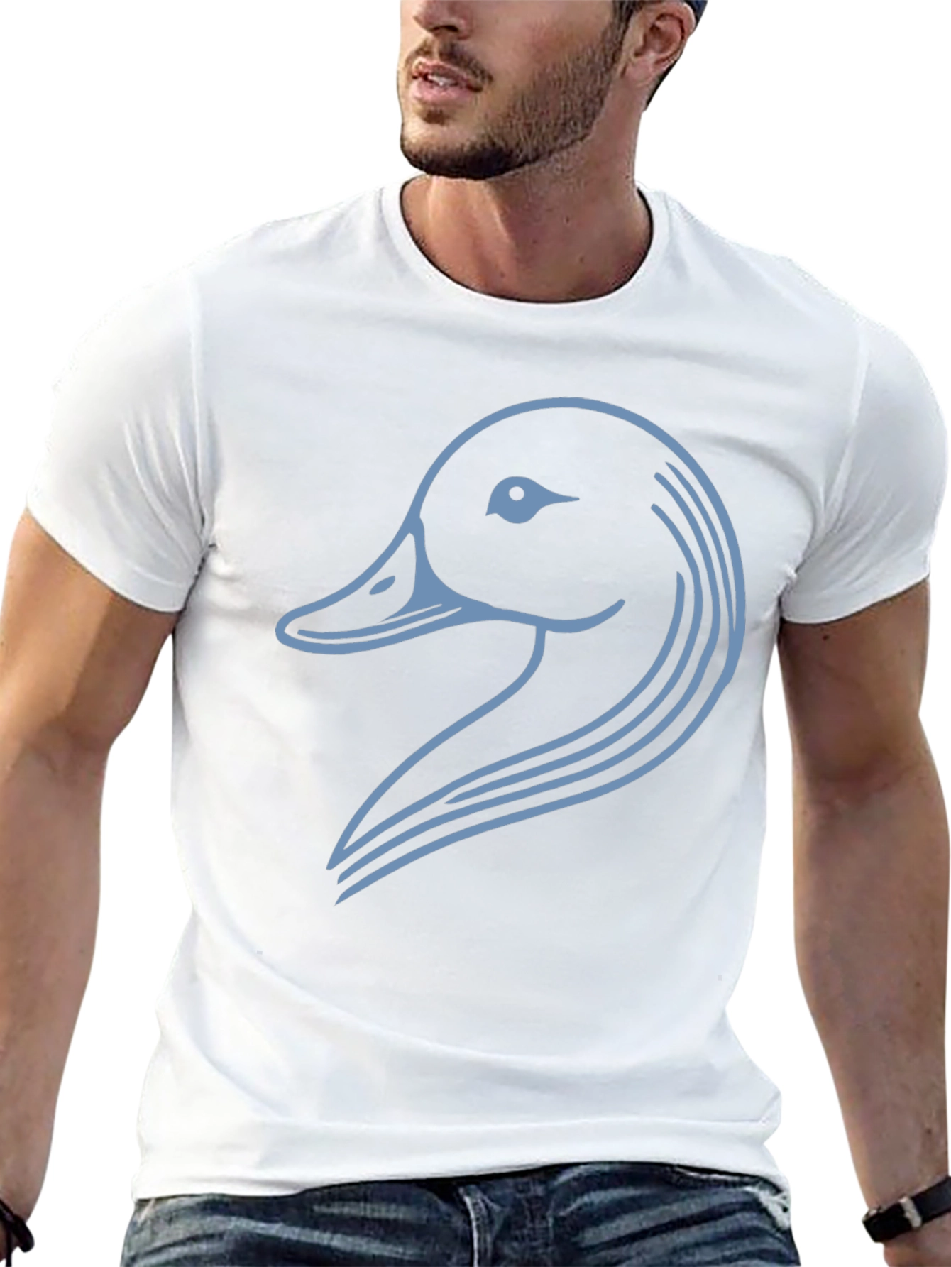 Duck Graphic Tee - Modern Minimalist Design