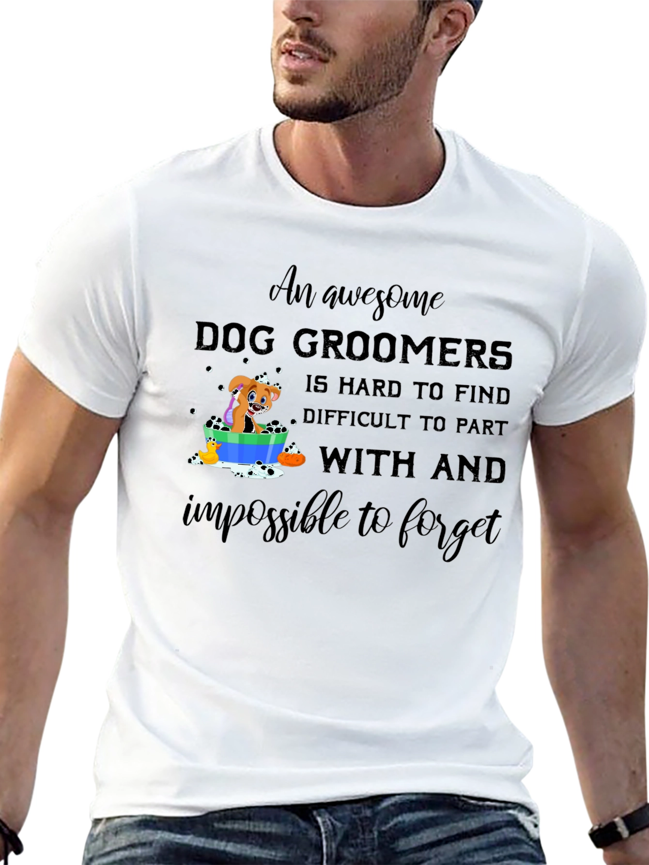Awesome Dog Groomer T-Shirt