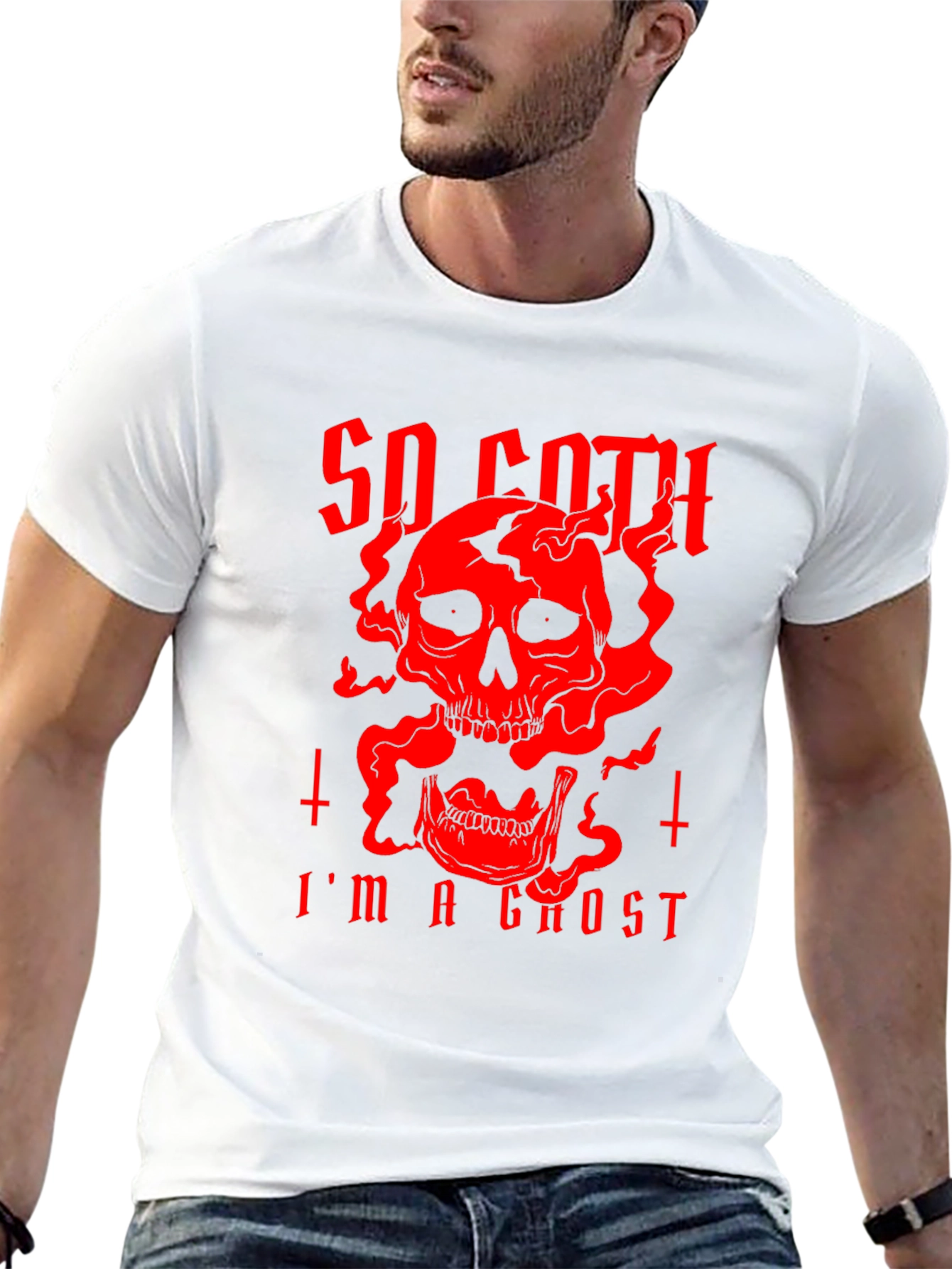So Goth Im A Ghost Black T-Shirt