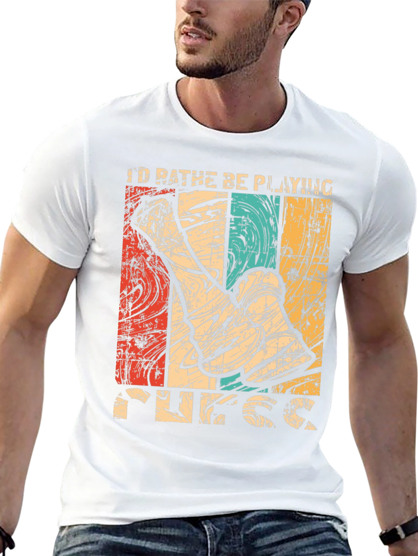 Id Rather Be Playing Ukulele T-Shirt